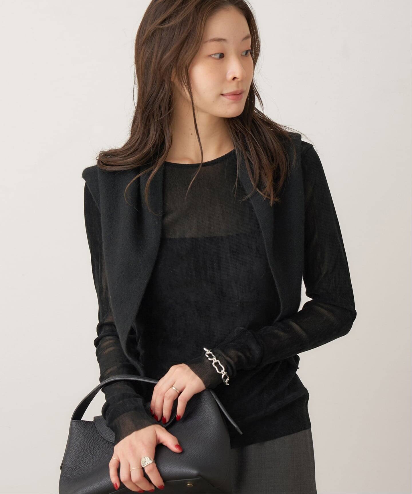 追加予約》Flocky Mesh ロンT 2（Tシャツ／カットソー）｜Plage