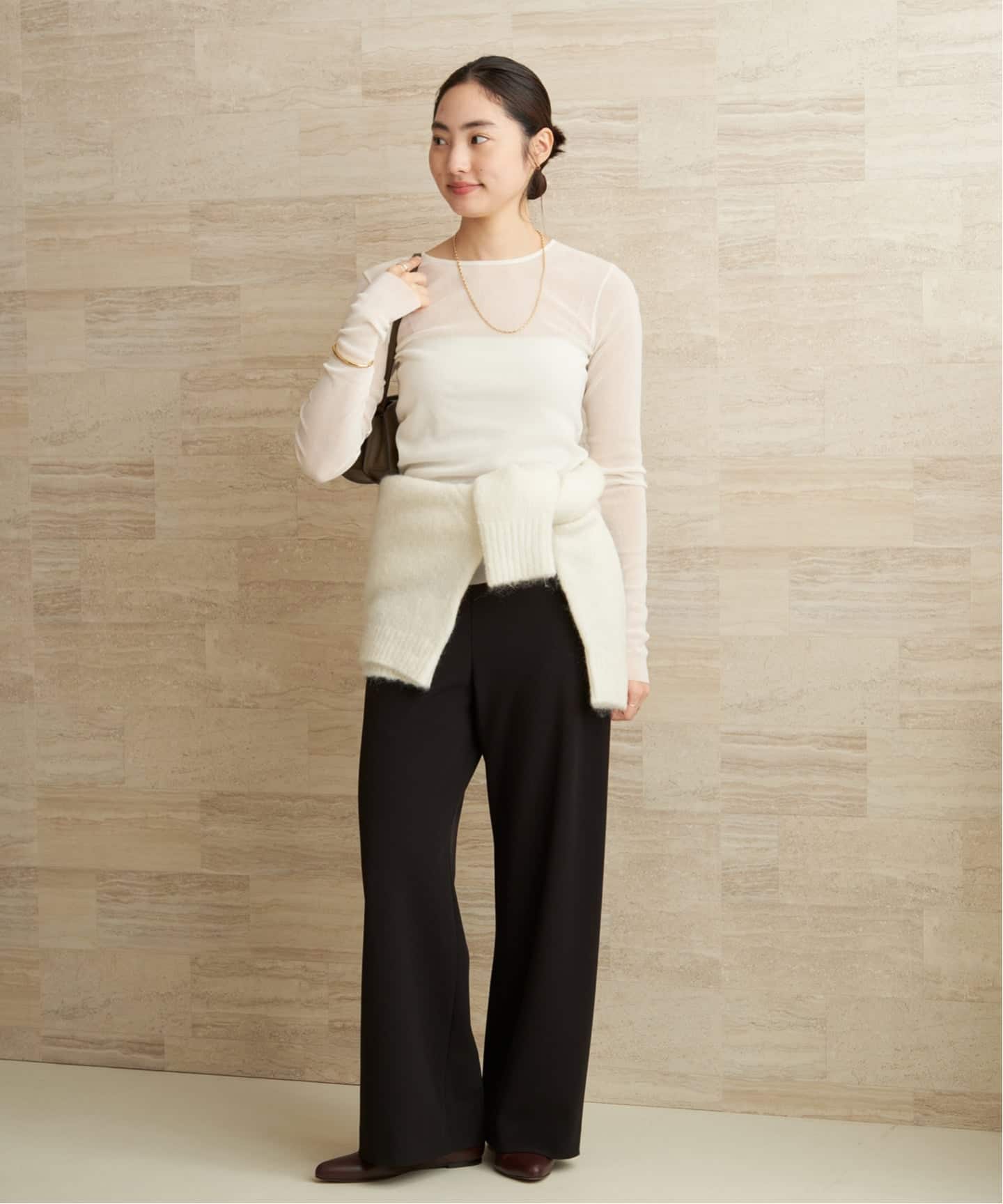 追加予約》Flocky Mesh ロンT 2（Tシャツ／カットソー）｜Plage