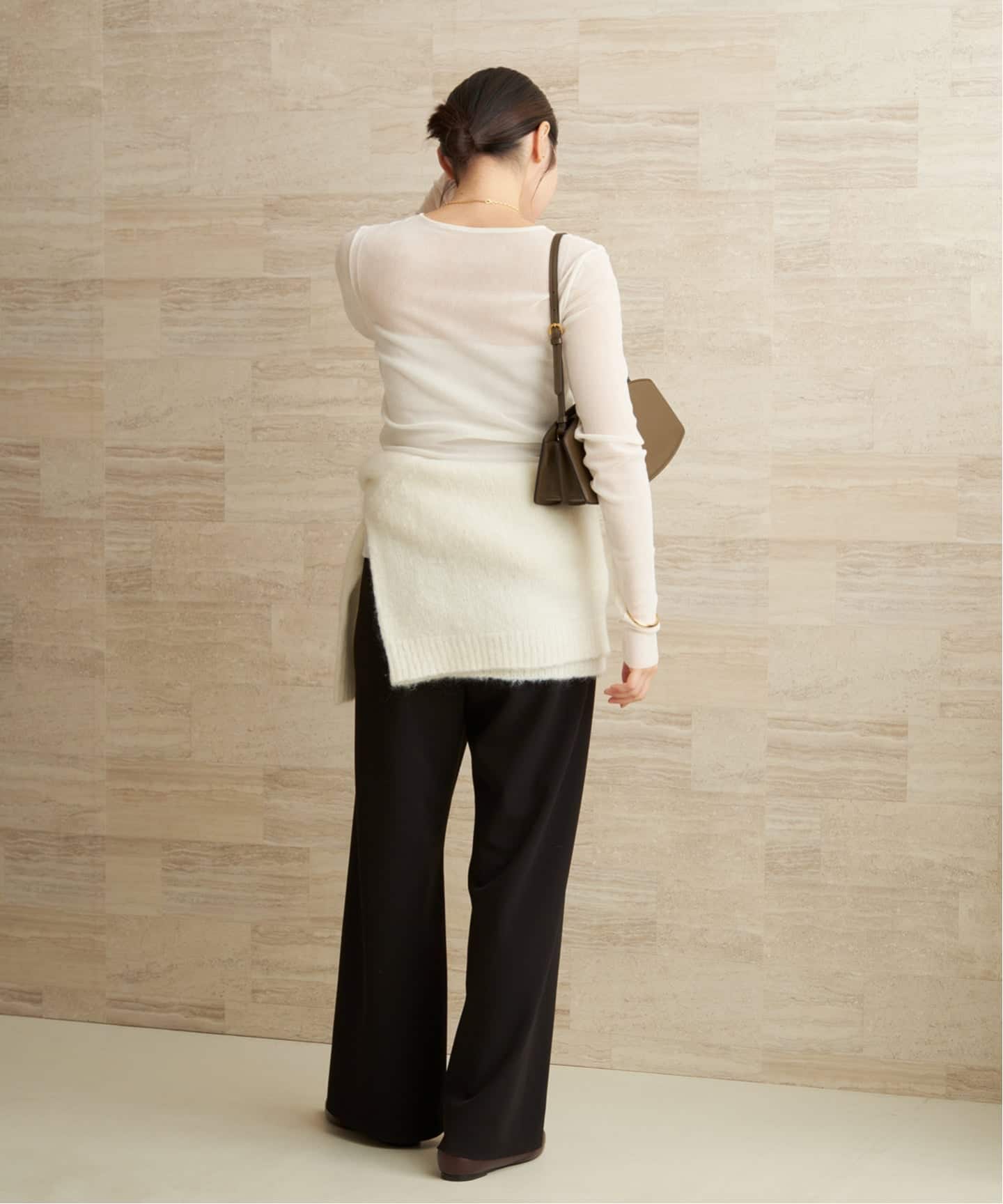 追加予約》Flocky Mesh ロンT 2（Tシャツ／カットソー）｜Plage