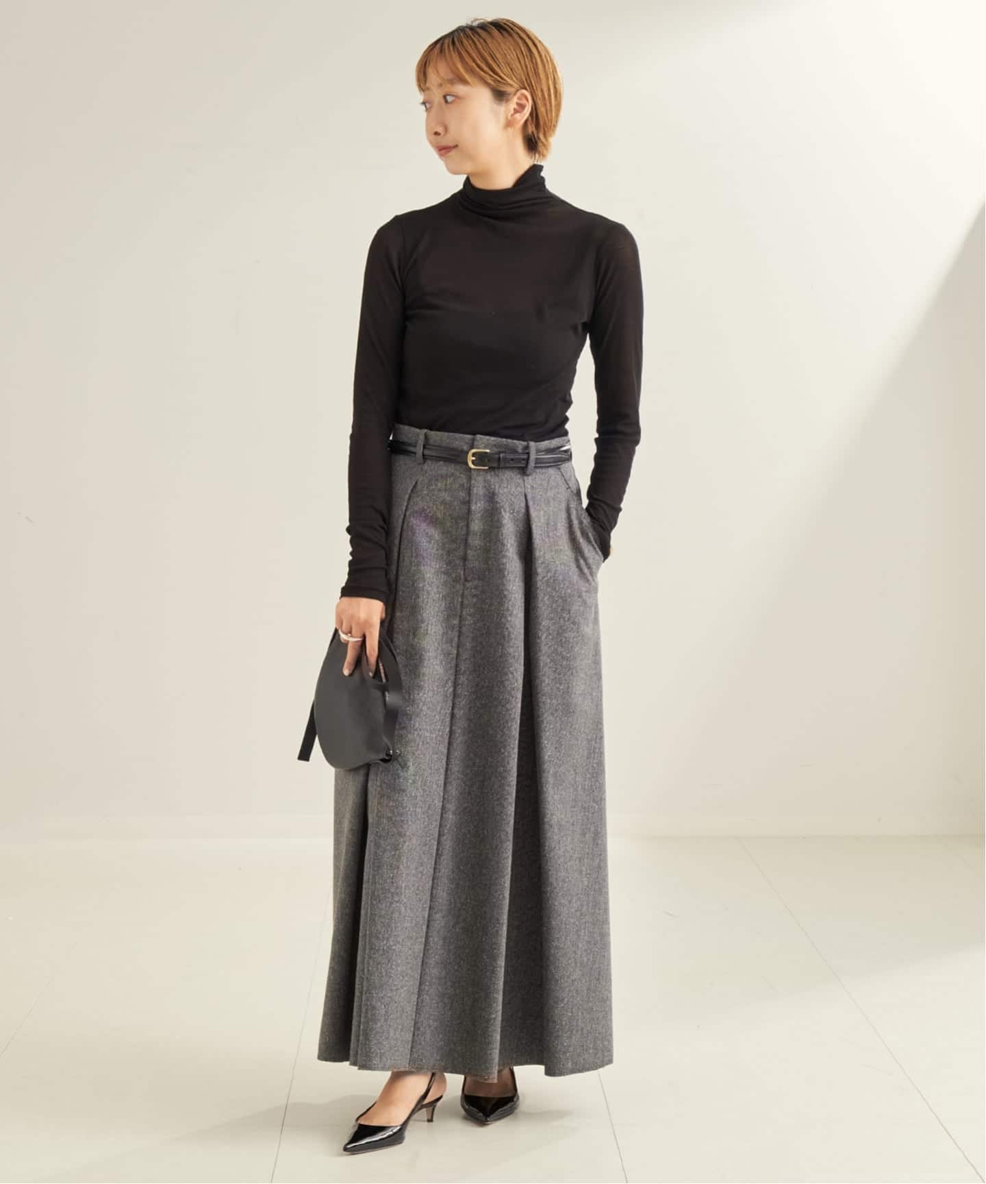 追加予約》Rib Sheer タートル（Tシャツ／カットソー）｜Plage