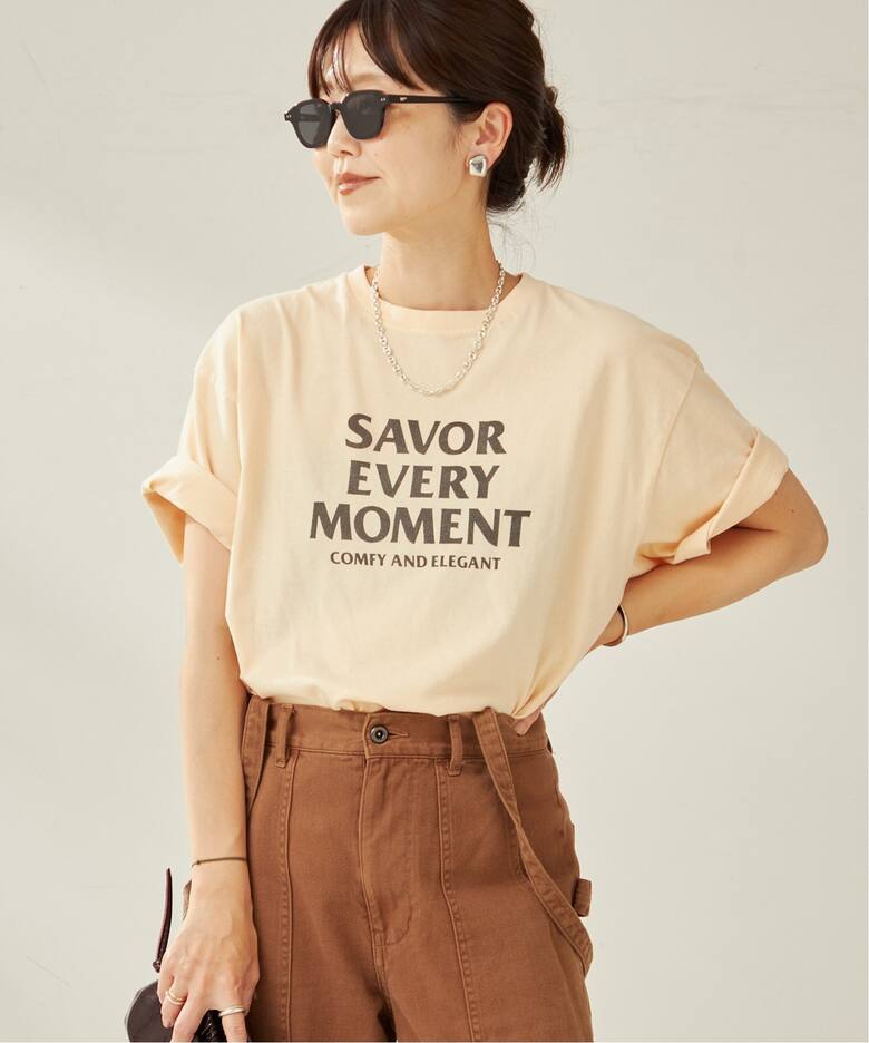 SAVOR EVERY MOMENT Tシャツ（Tシャツ／カットソー）｜Plage 