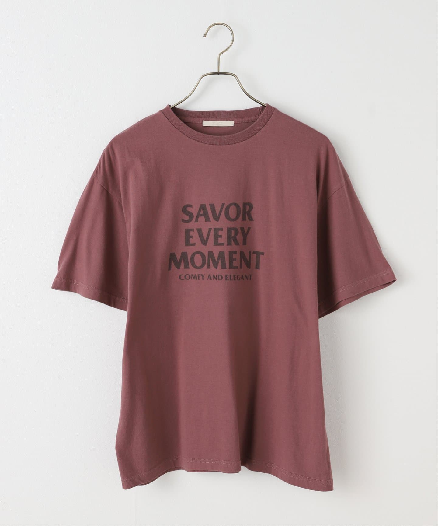 SAVOR EVERY MOMENT Tシャツ（Tシャツ／カットソー）｜Plage