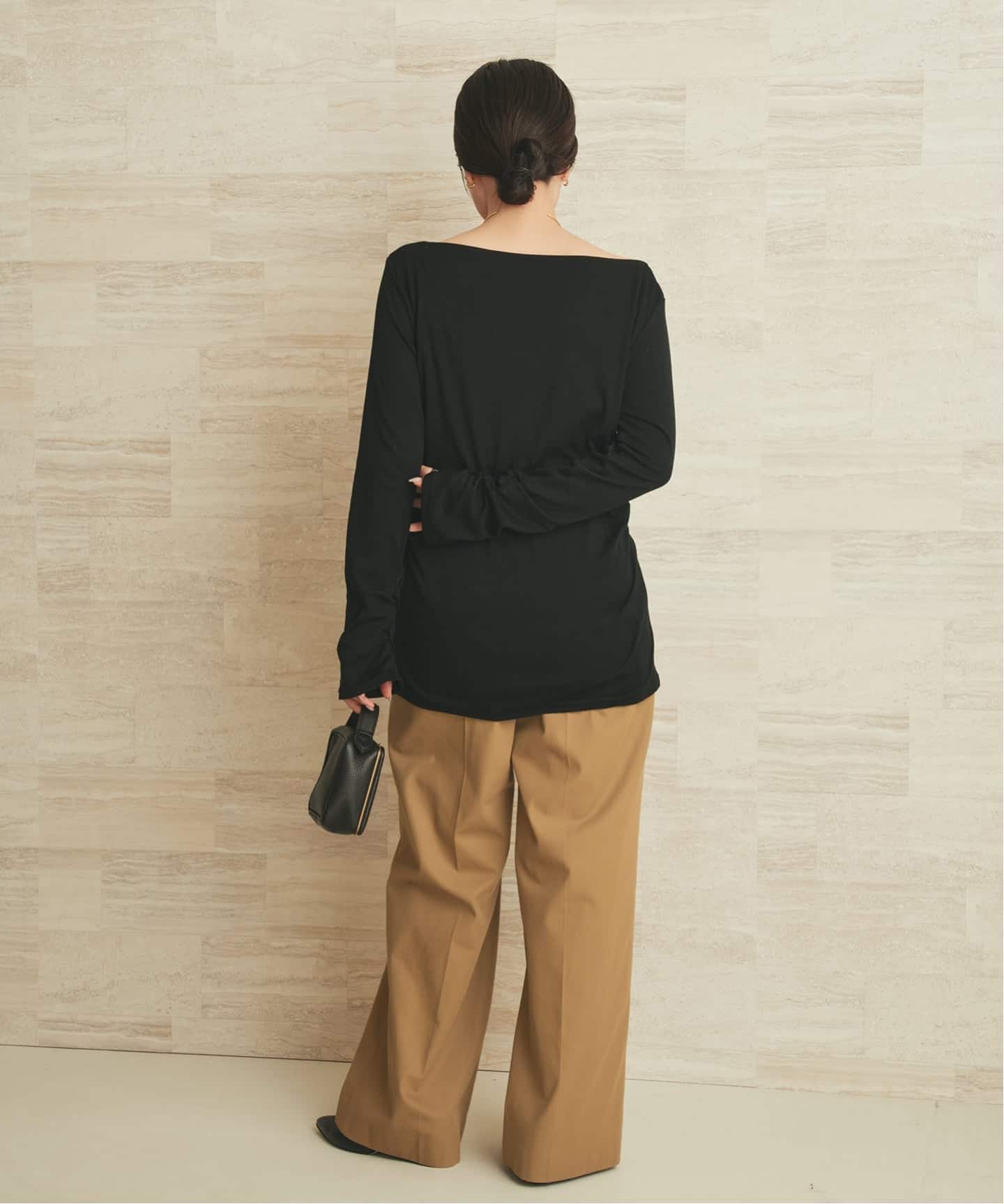 Wool drape longTシャツ（Tシャツ／カットソー）｜Plage（プラージュ