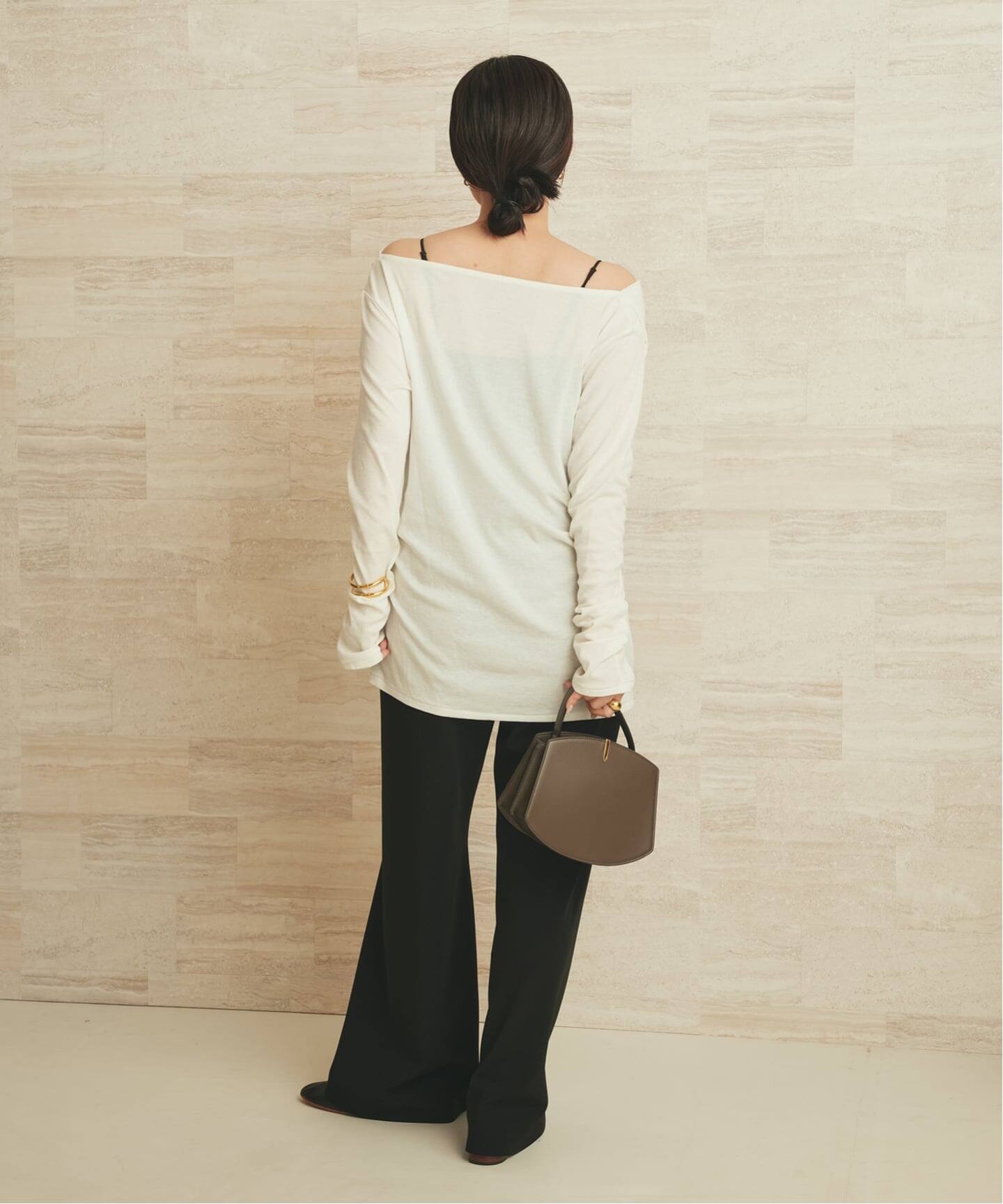 Wool drape longTシャツ（Tシャツ／カットソー）｜Plage（プラージュ