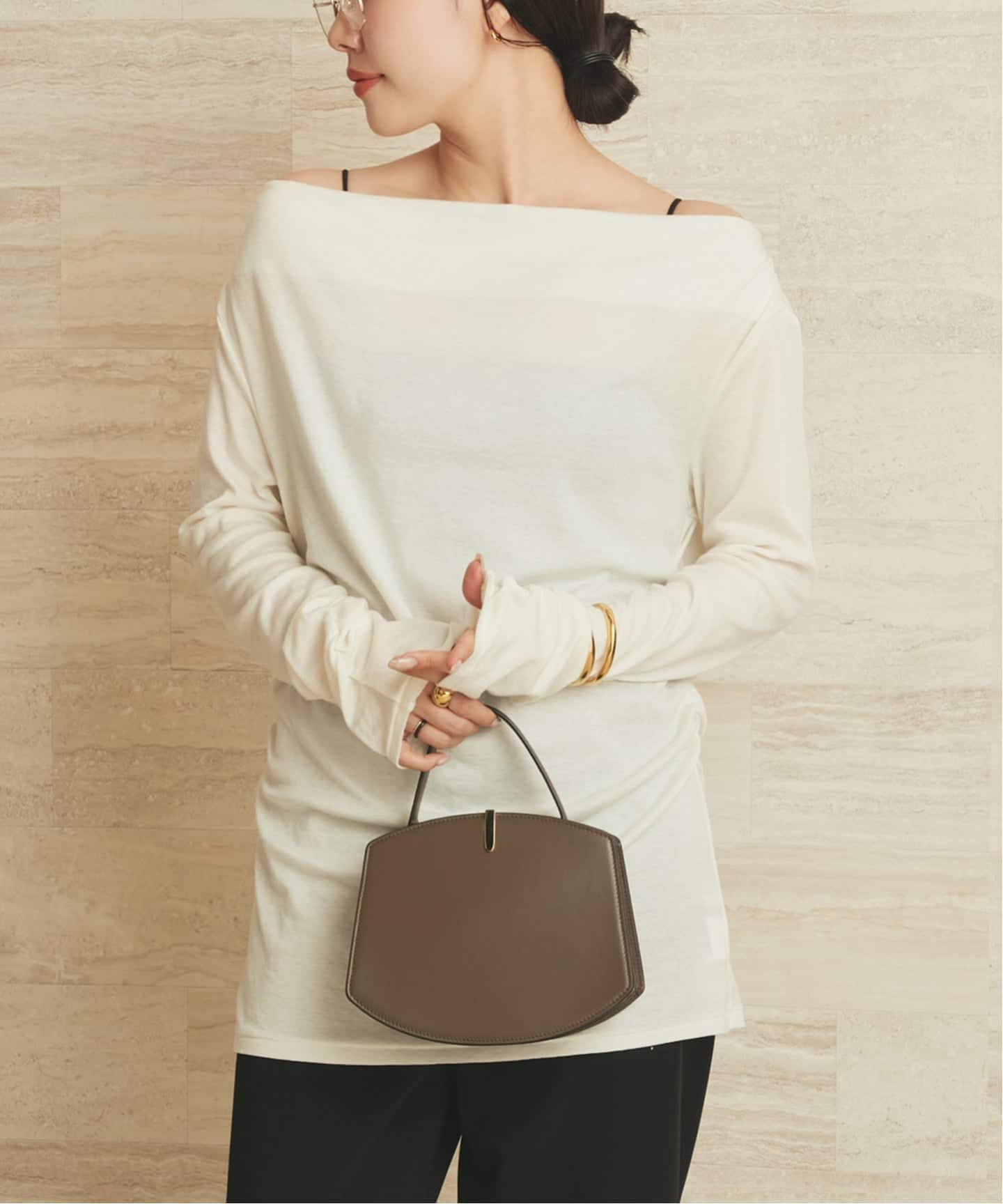 Wool drape longTシャツ（Tシャツ／カットソー）｜Plage（プラージュ