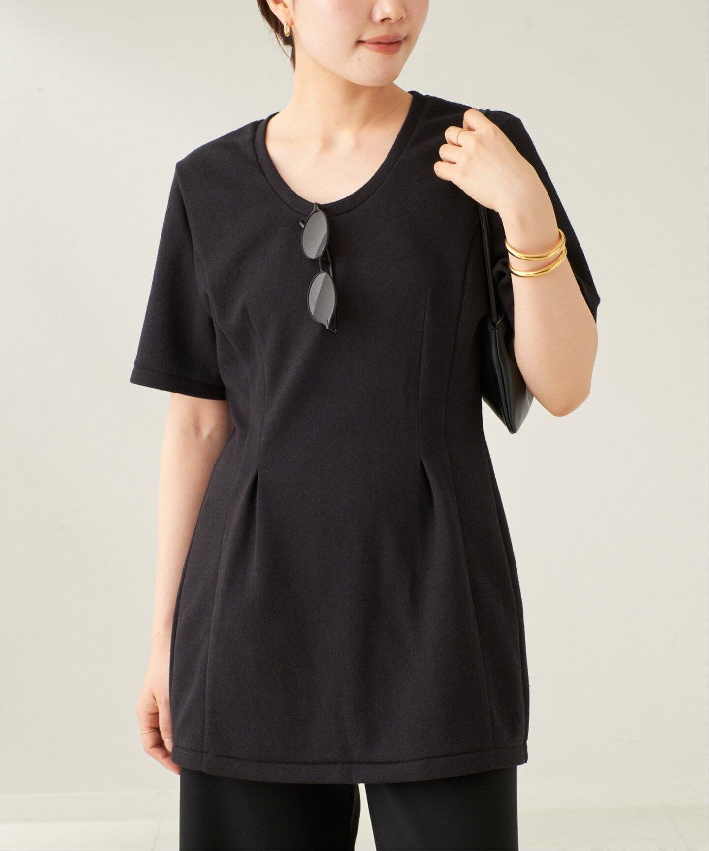 フォルム チュニックTシャツ（Tシャツ／カットソー）｜Plage 