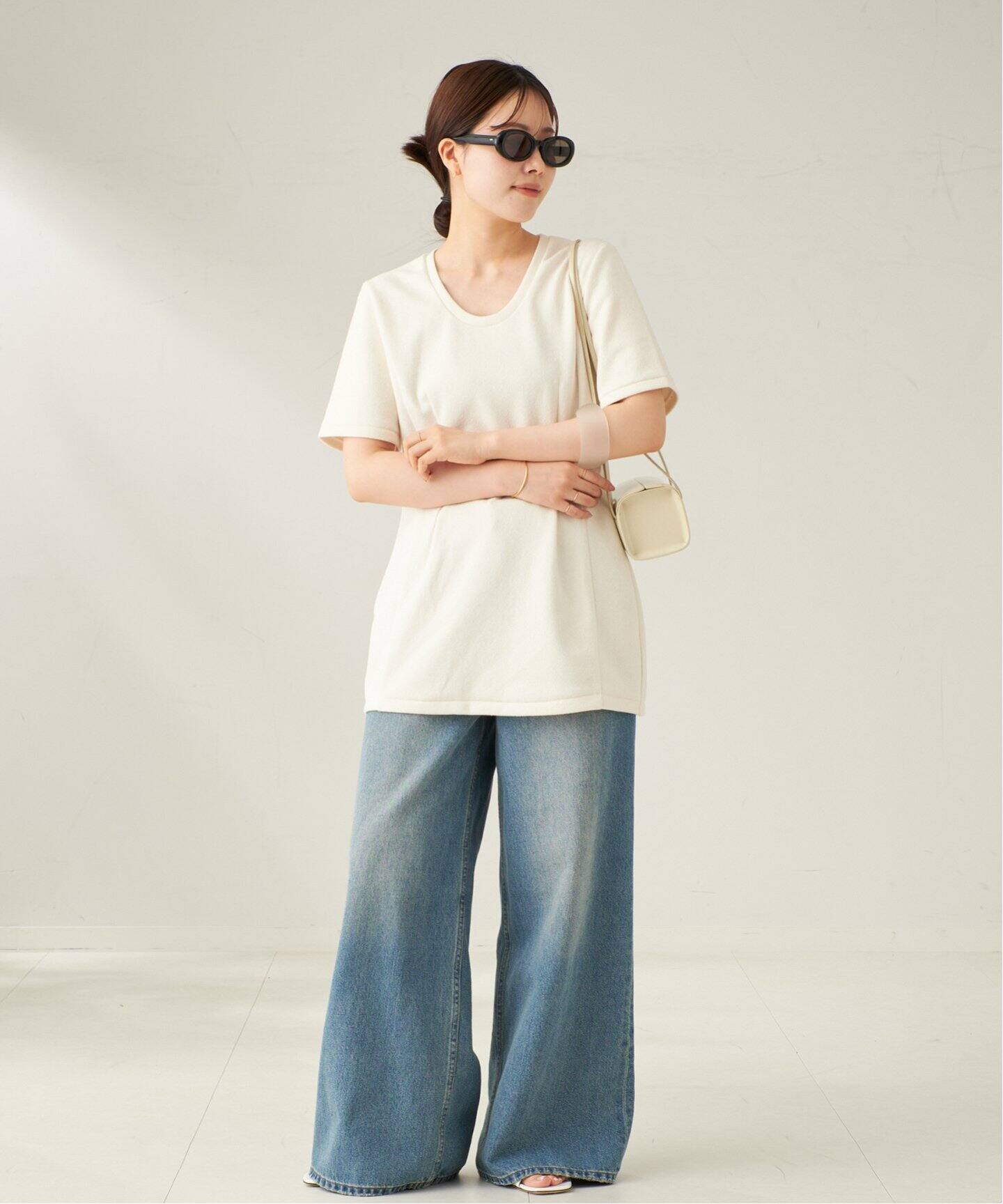 フォルム チュニックTシャツ（Tシャツ／カットソー）｜Plage 