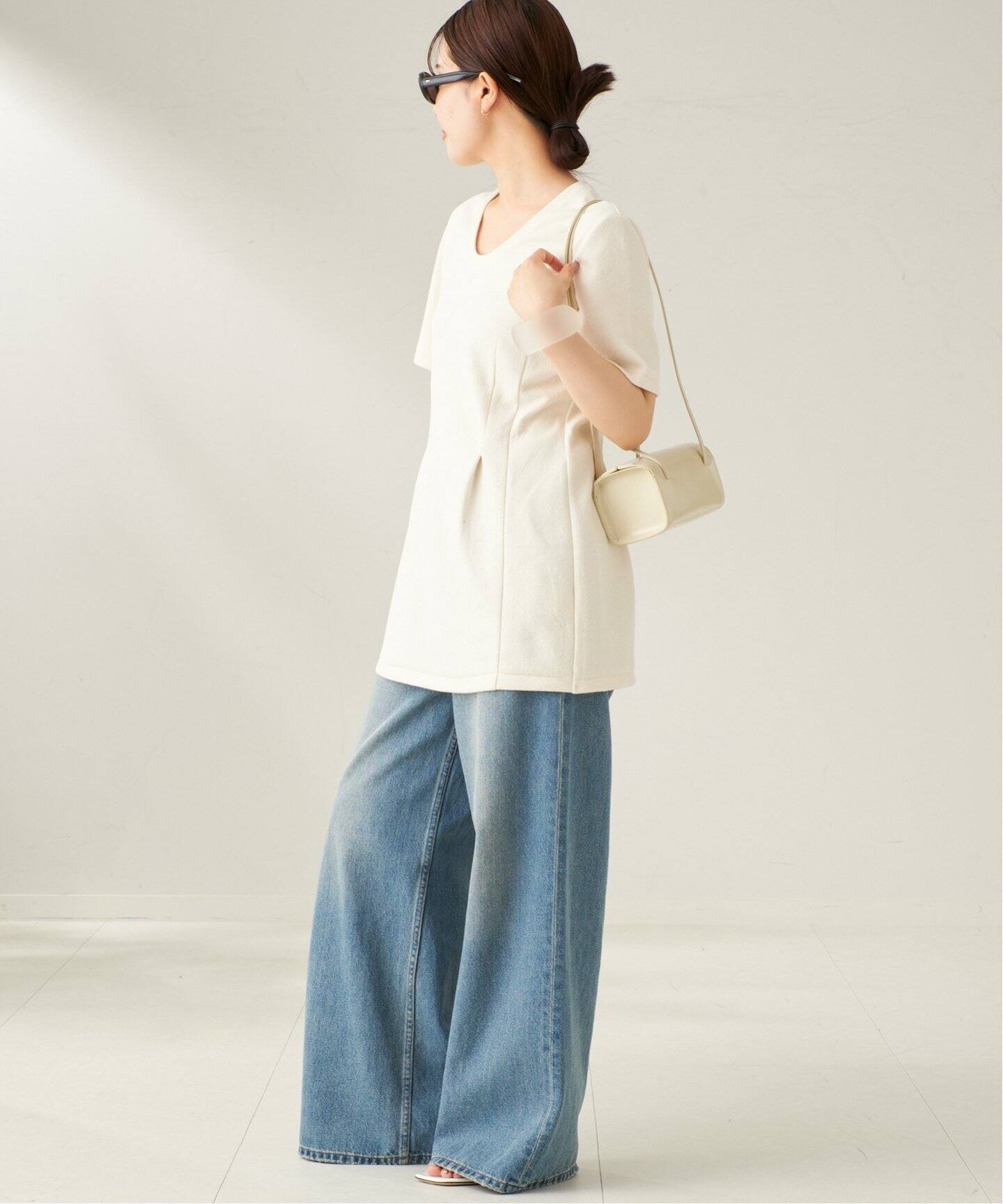 フォルム チュニックTシャツ（Tシャツ／カットソー）｜Plage 