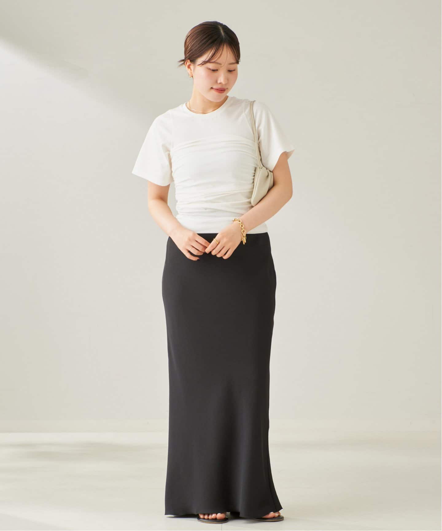 *今期*Plage ギャザー ビスチェTEE ギャザー ビスチェTEE(Tシャツ/カットソー)|Plage