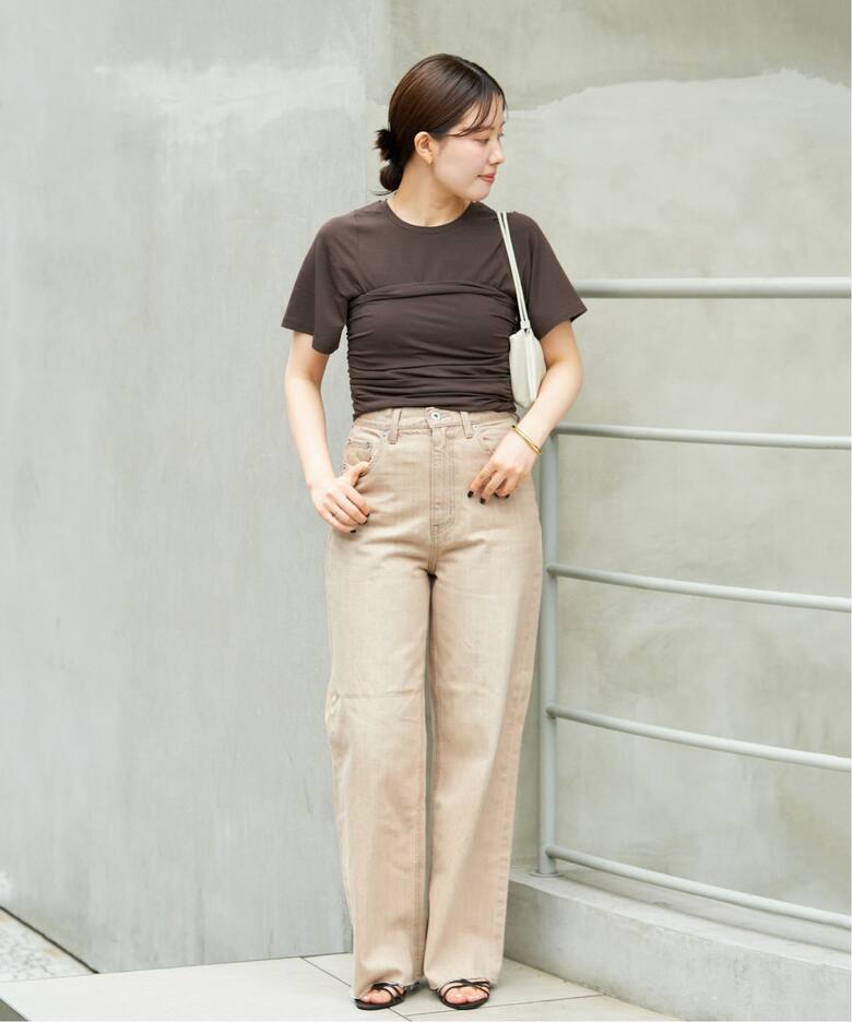 ギャザー ビスチェTEE（Tシャツ／カットソー）｜Plage（プラージュ）の 