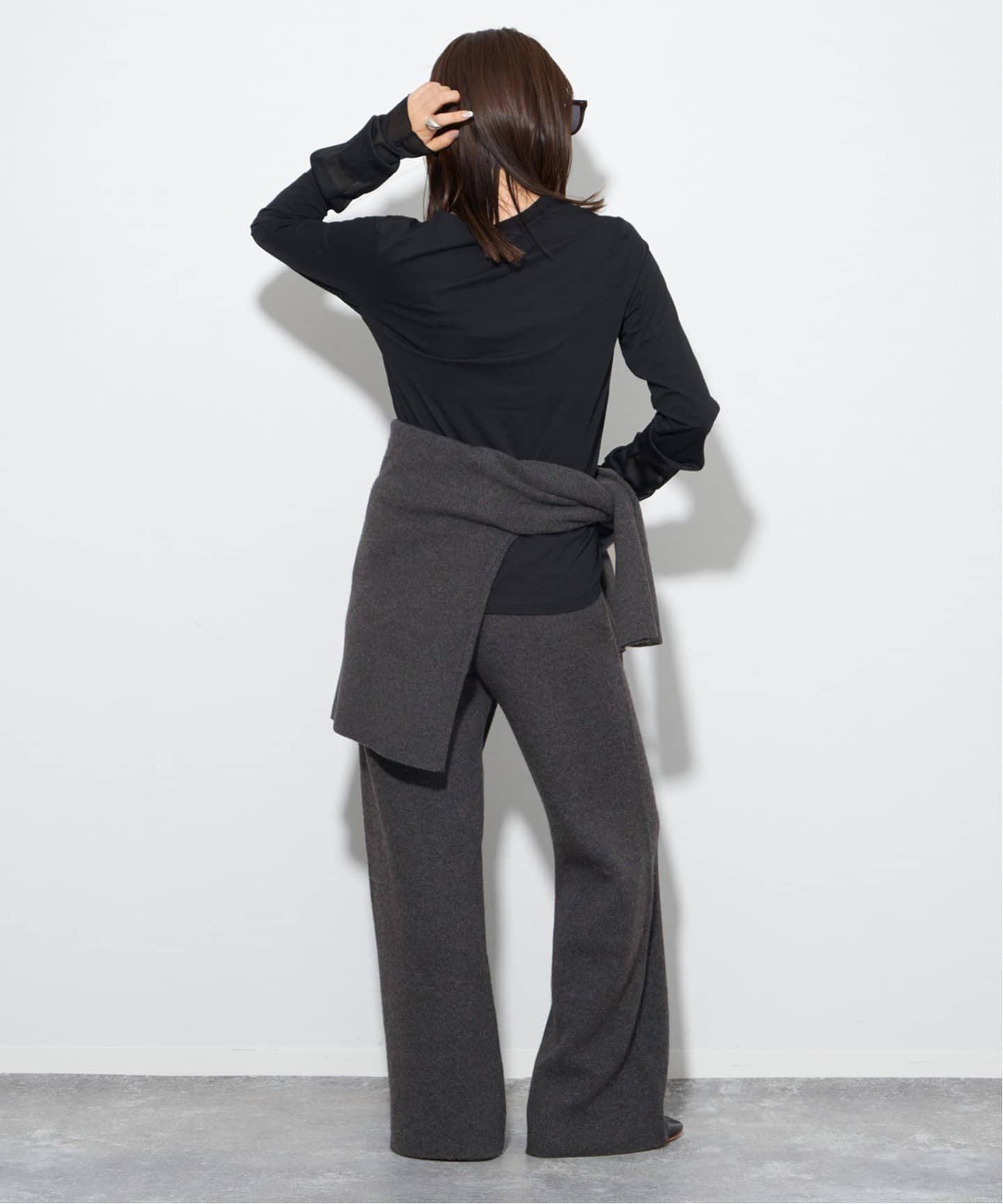 WEB限定追加》R'IAM Sheer Cuff プルオーバー（Tシャツ