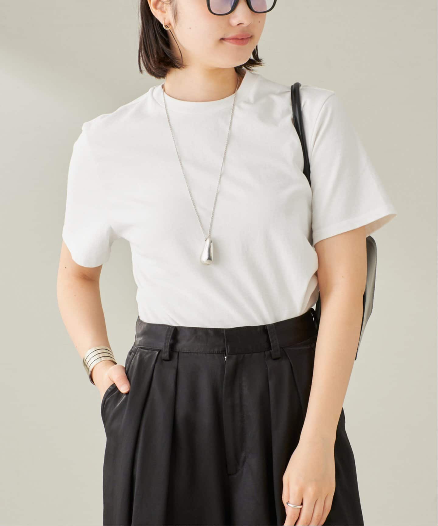 新品　Plage R’IAM SETIN Tシャツ　ホワイト R'IAM SETIN Tシャツ（Tシャツ／カットソー）｜Plage