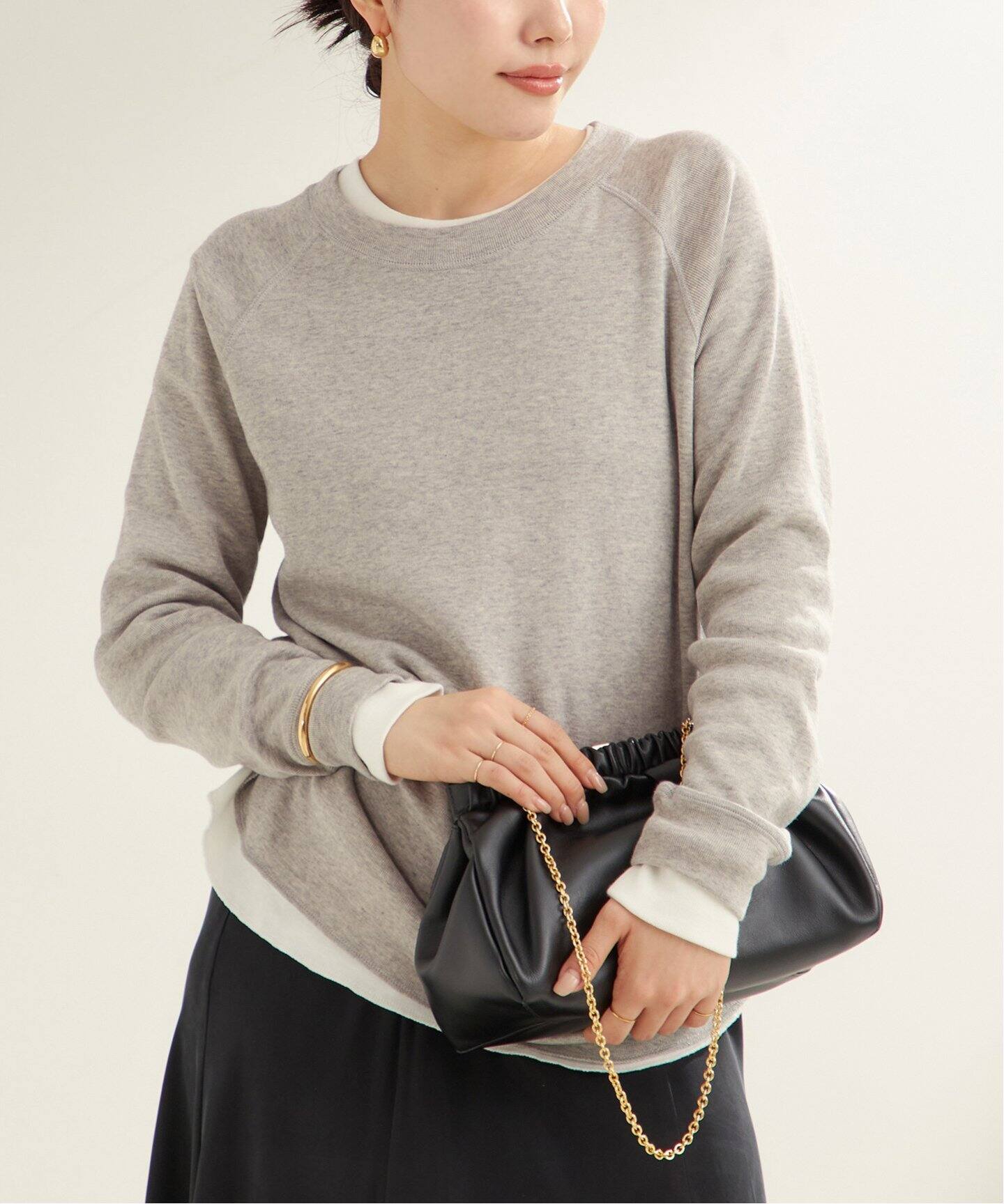 Plage【premium フライス long Tシャツ ホワイト フリー】 Plage【premium フライス long Tシャツ ホワイト フリー】 追加