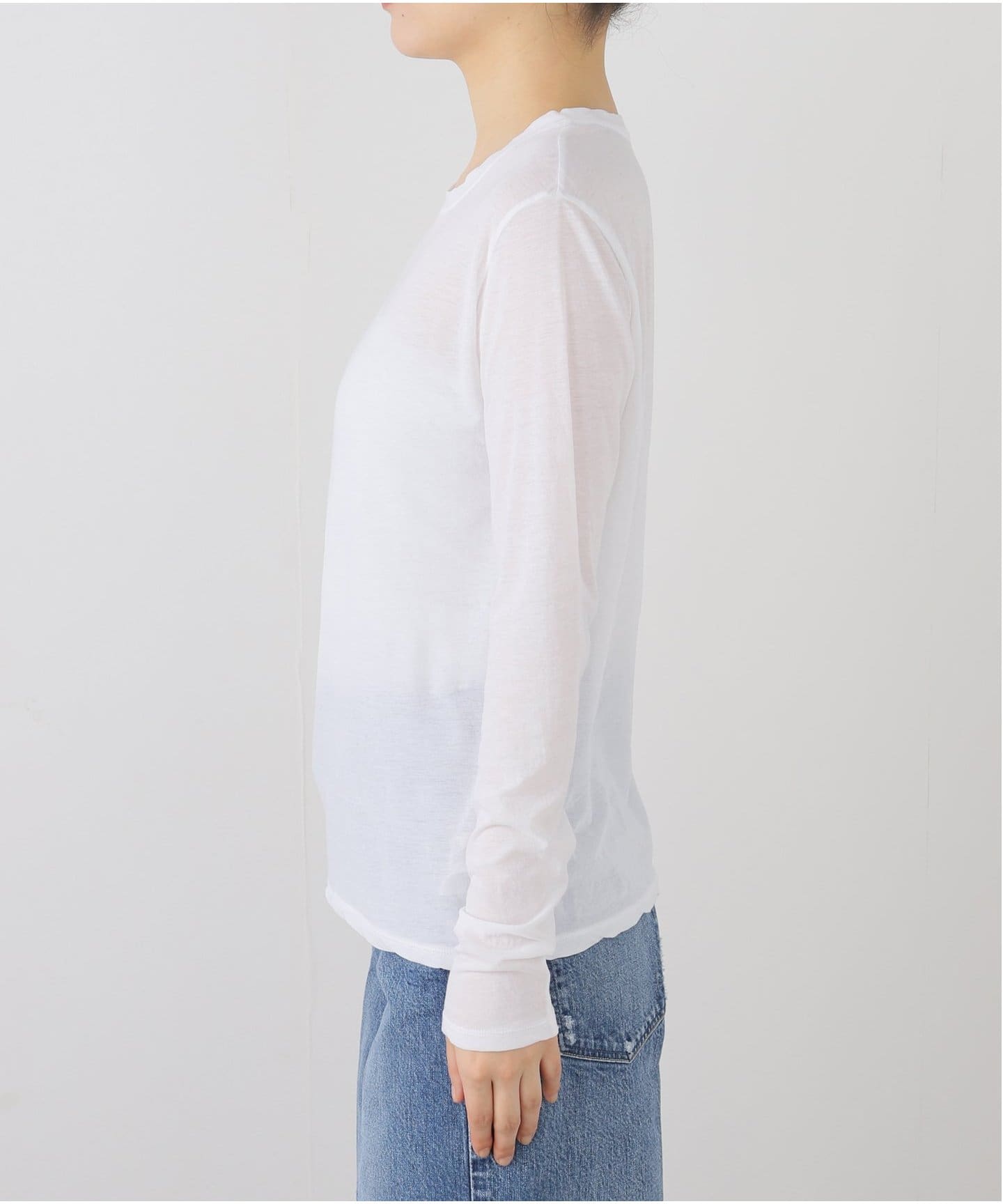 high gauge long Tシャツ（Tシャツ／カットソー）｜Plage