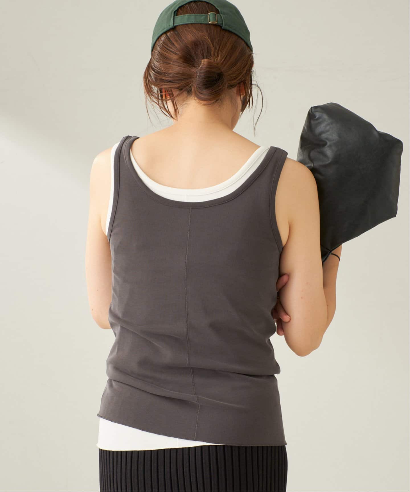 新品　Plage sandwash loose tank キャメル　フリー 新品 Plage sandwash loose tank キャメル フリー - メルカリ