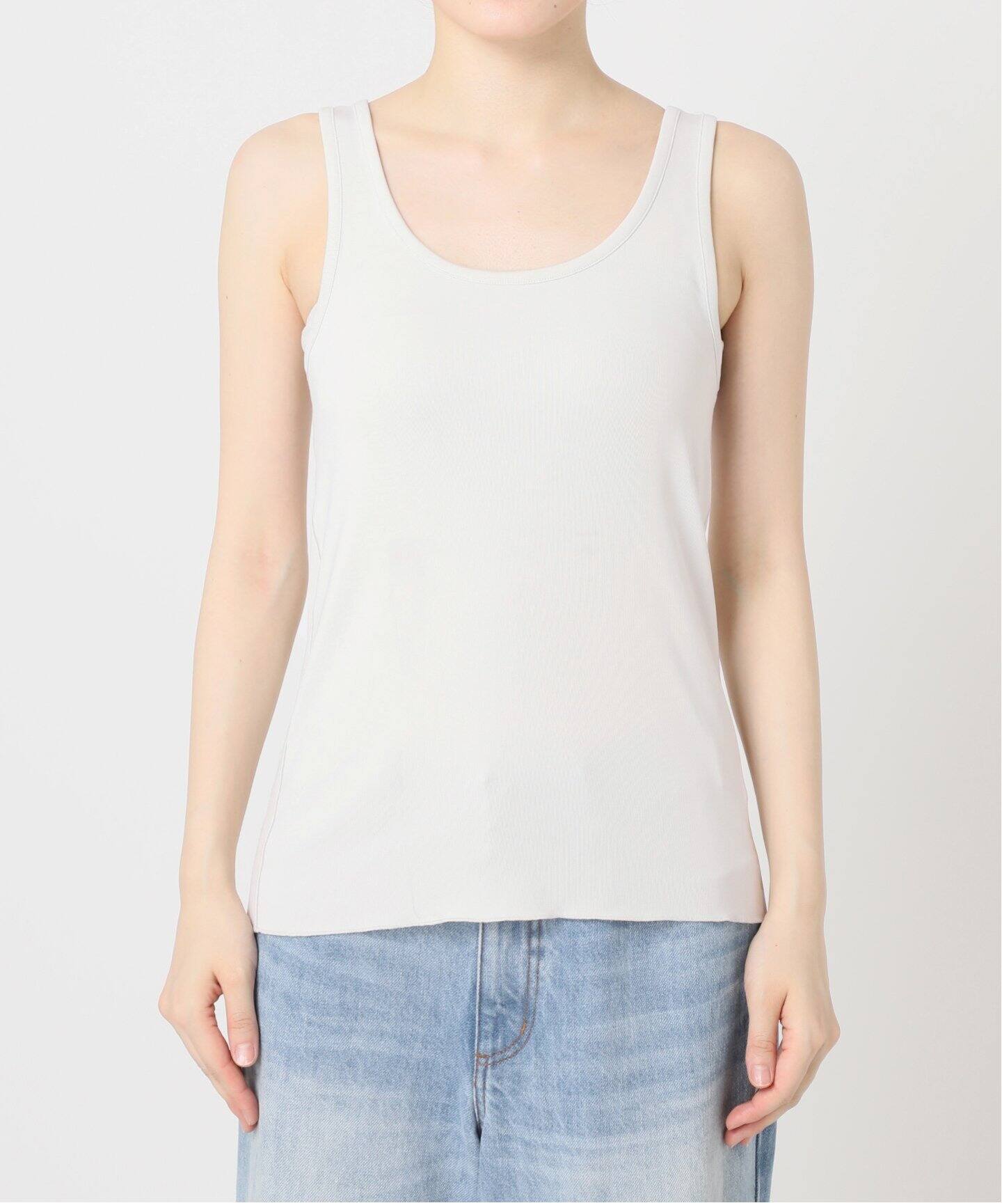 新品　Plage sandwash loose tank キャメル　フリー 新品 Plage sandwash loose tank キャメル フリー