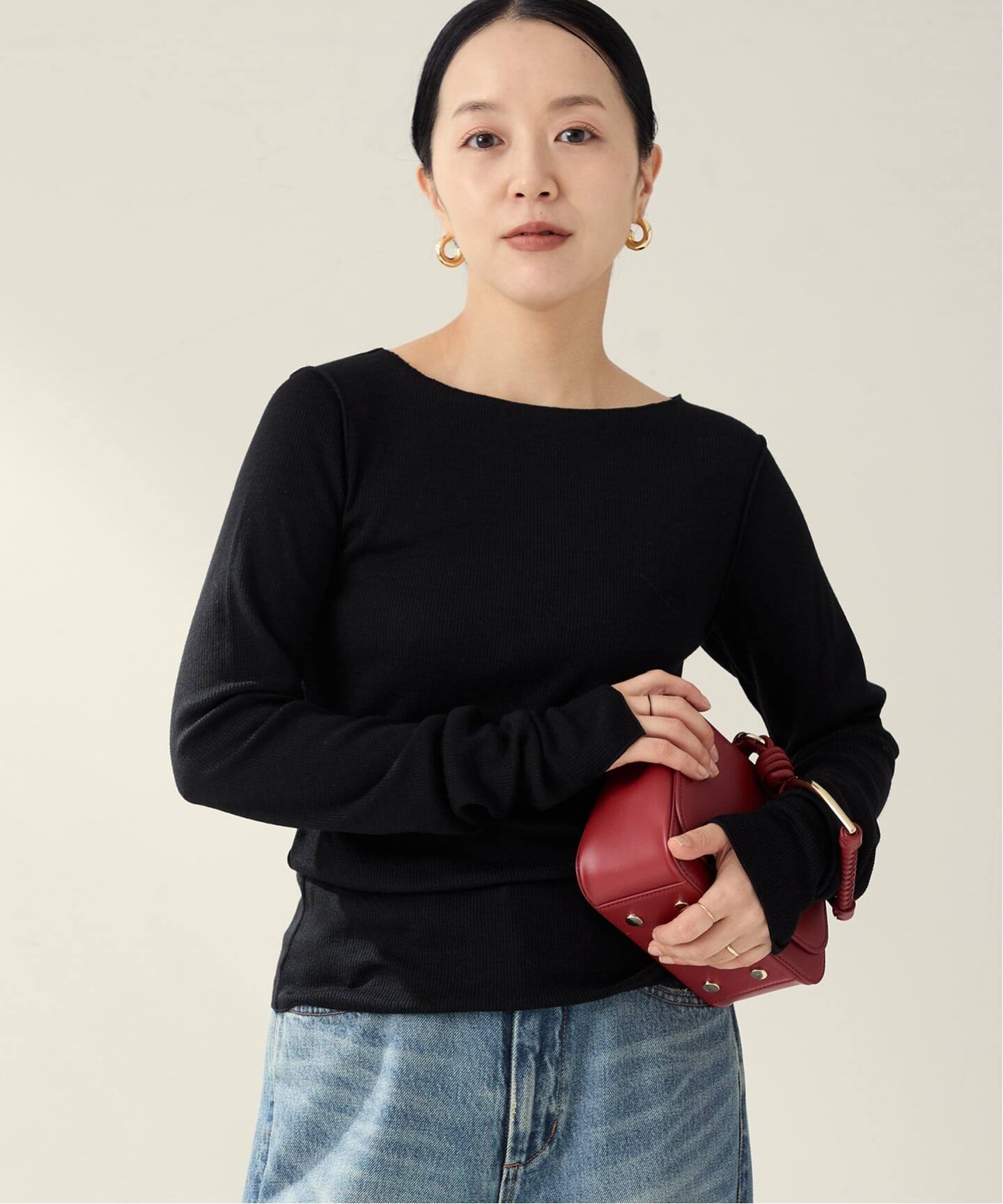 追加予約》super100s Jersey boat/N プルオーバー（Tシャツ