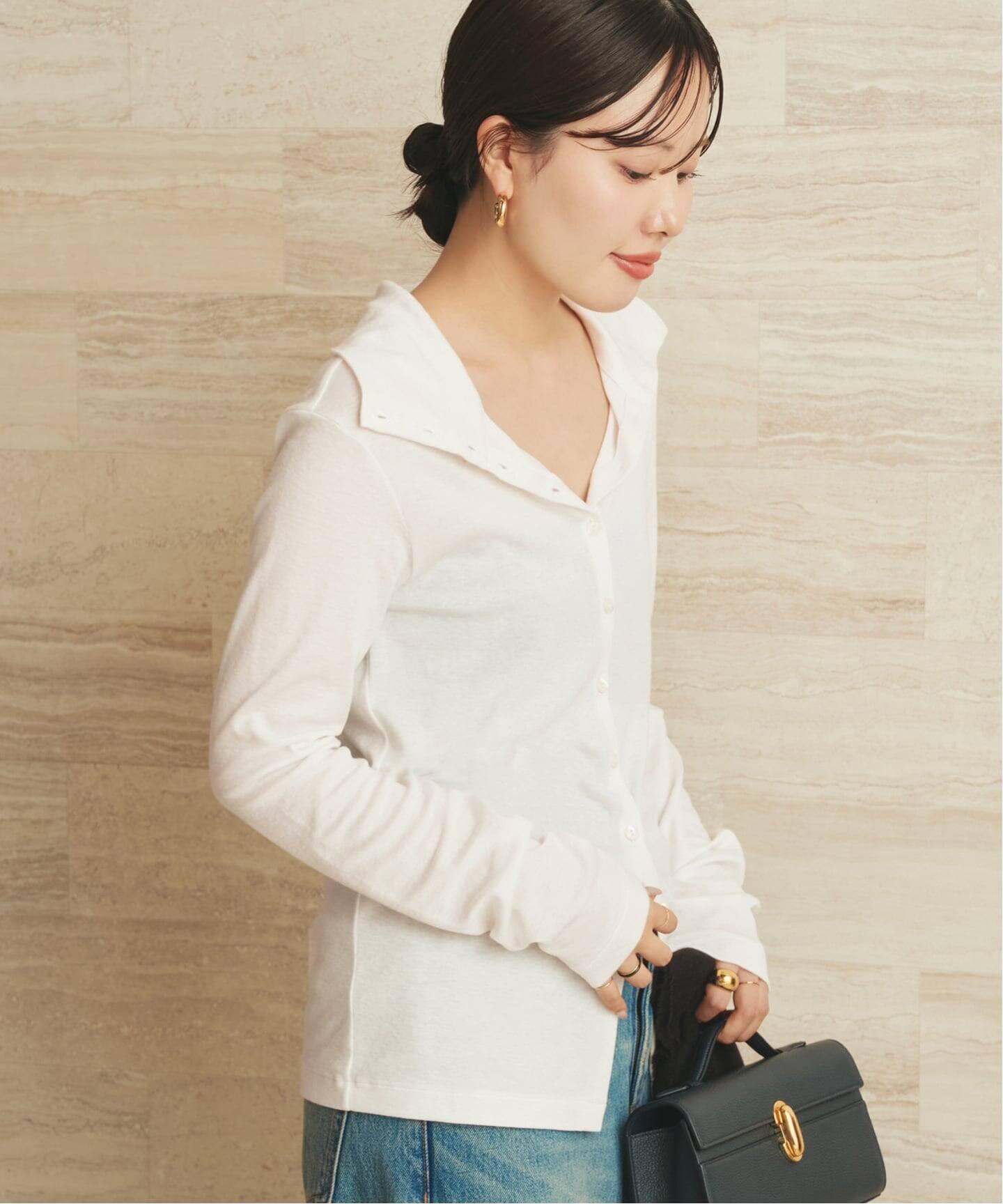 2WAY nuance jerseyT/T トップス（Tシャツ／カットソー）｜Plage