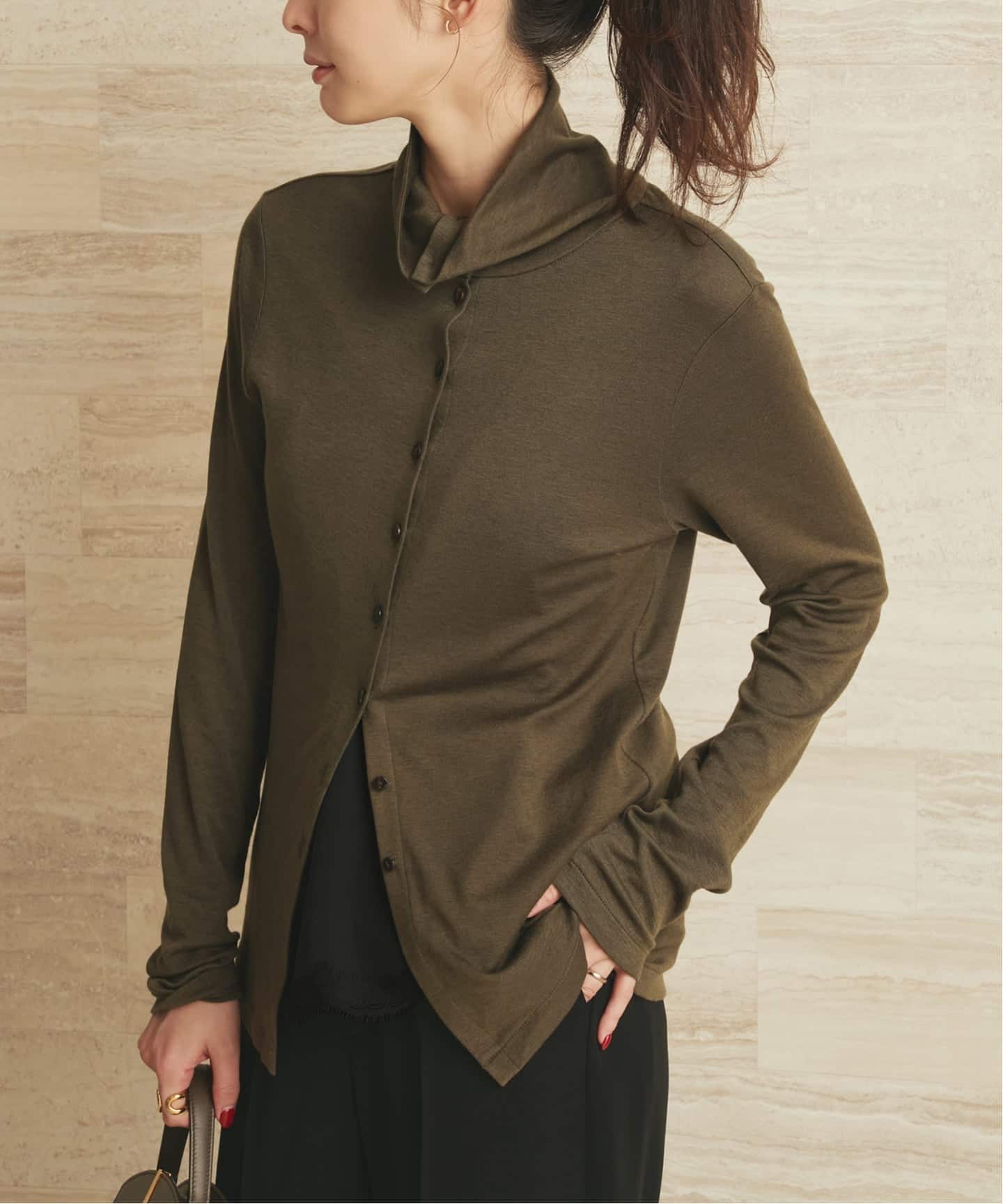 2WAY nuance jerseyT/T トップス（Tシャツ／カットソー）｜Plage