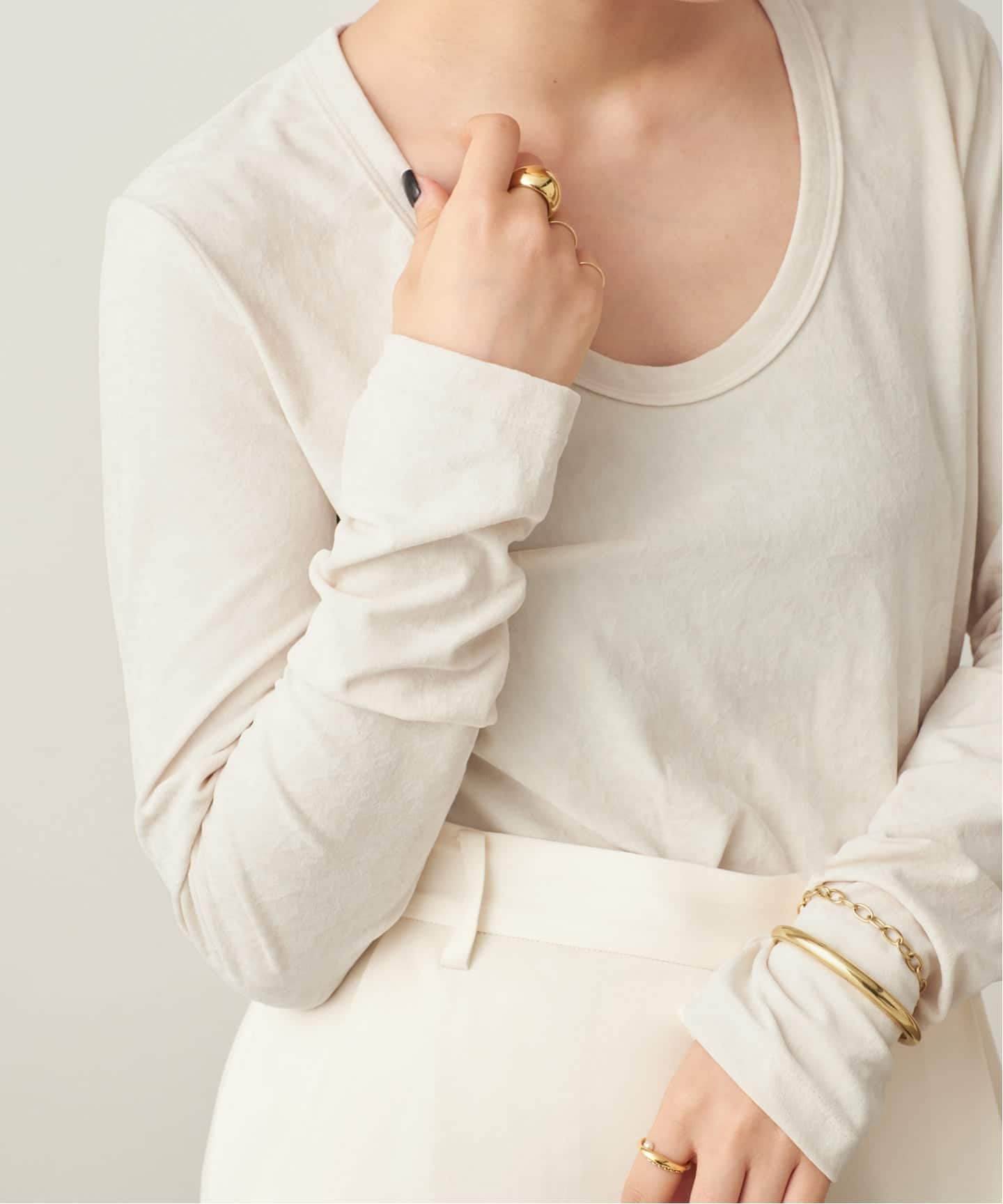 予約》velour long Tシャツ（Tシャツ／カットソー）｜Plage