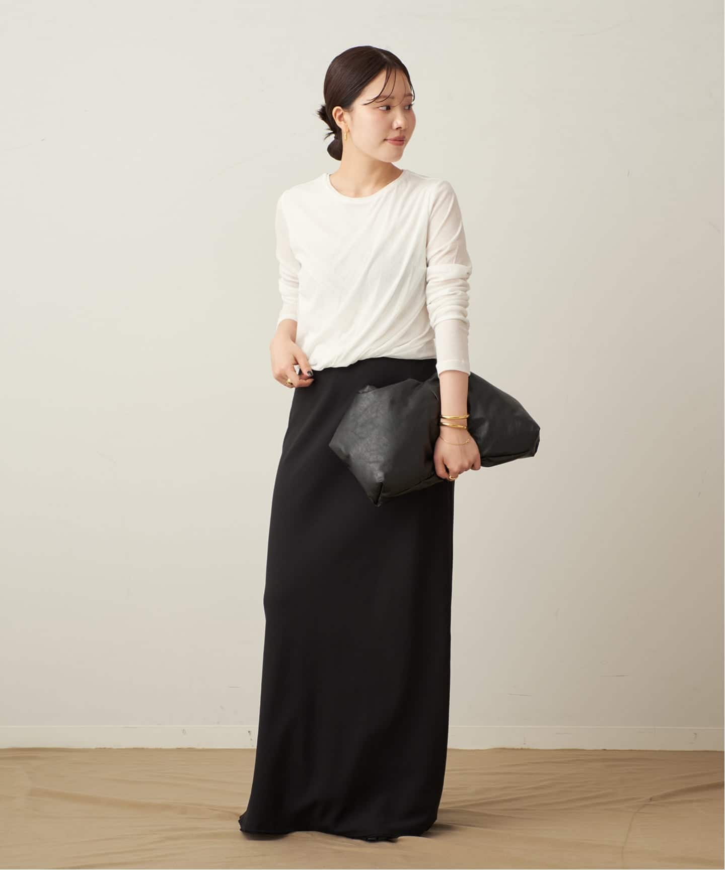 balloon cotton long Tシャツ（Tシャツ／カットソー）｜Plage