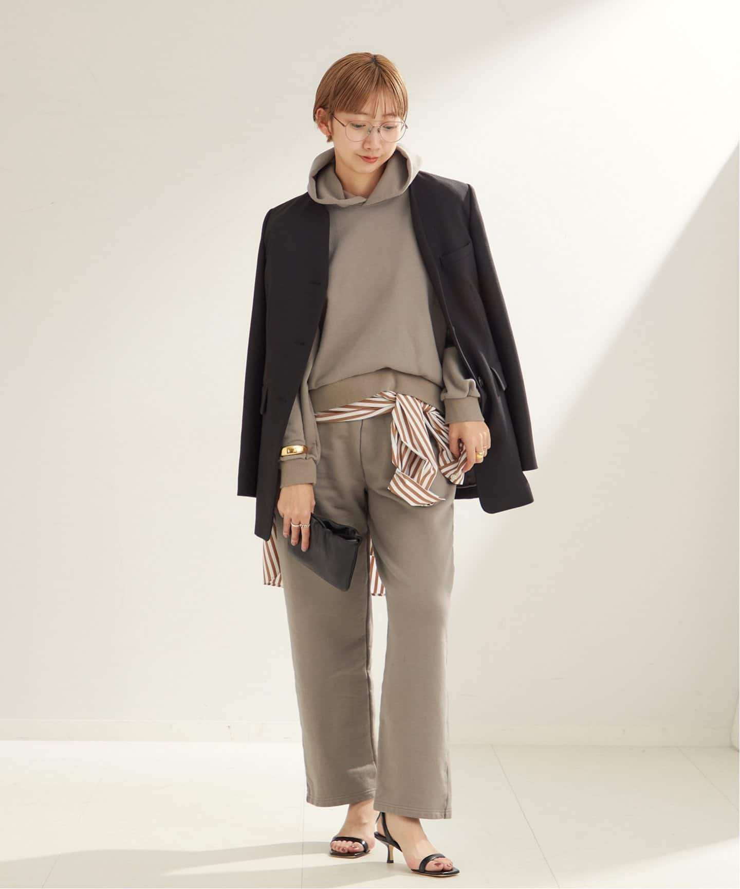 Plage les Tendre shishuu フーディー ブラウン パーカー CROPPED フーディー（パーカー）｜Plage（プラージュ）の通販