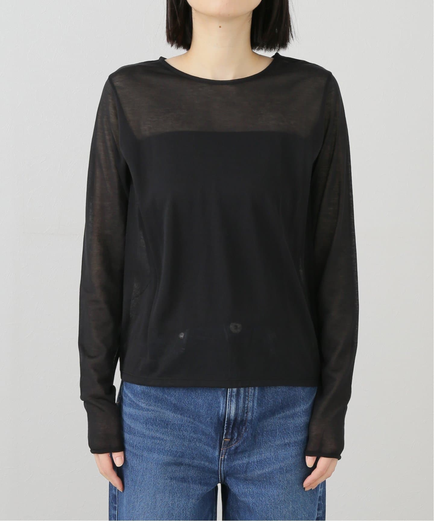 SHEER C/N Tシャツ