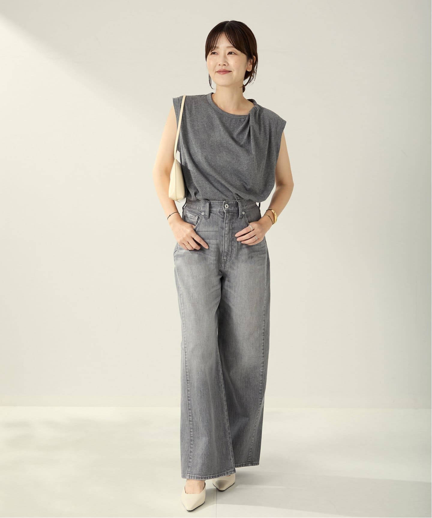 Plage - プラージュ  ハイツイストタンク HIGH TWIST COTTON タンク（Tシャツ／カットソー）｜Plage