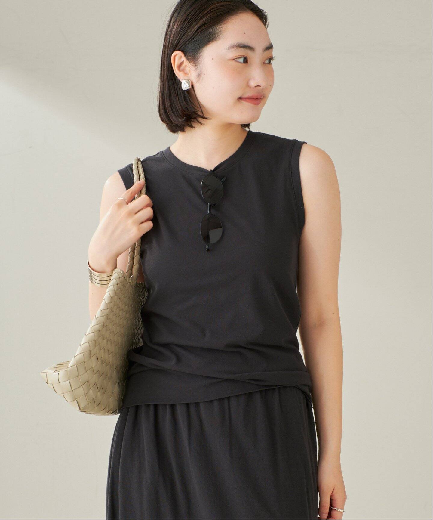 Plage - プラージュ  ハイツイストタンク HIGH TWIST COTTON タンク（Tシャツ／カットソー）｜Plage