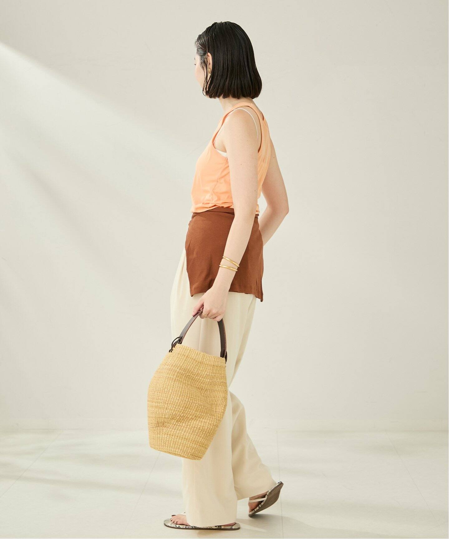 【美品】plage ADORE SWEAT セール】《WEB限定追加》Sweat drape Tシャツ（Tシャツ