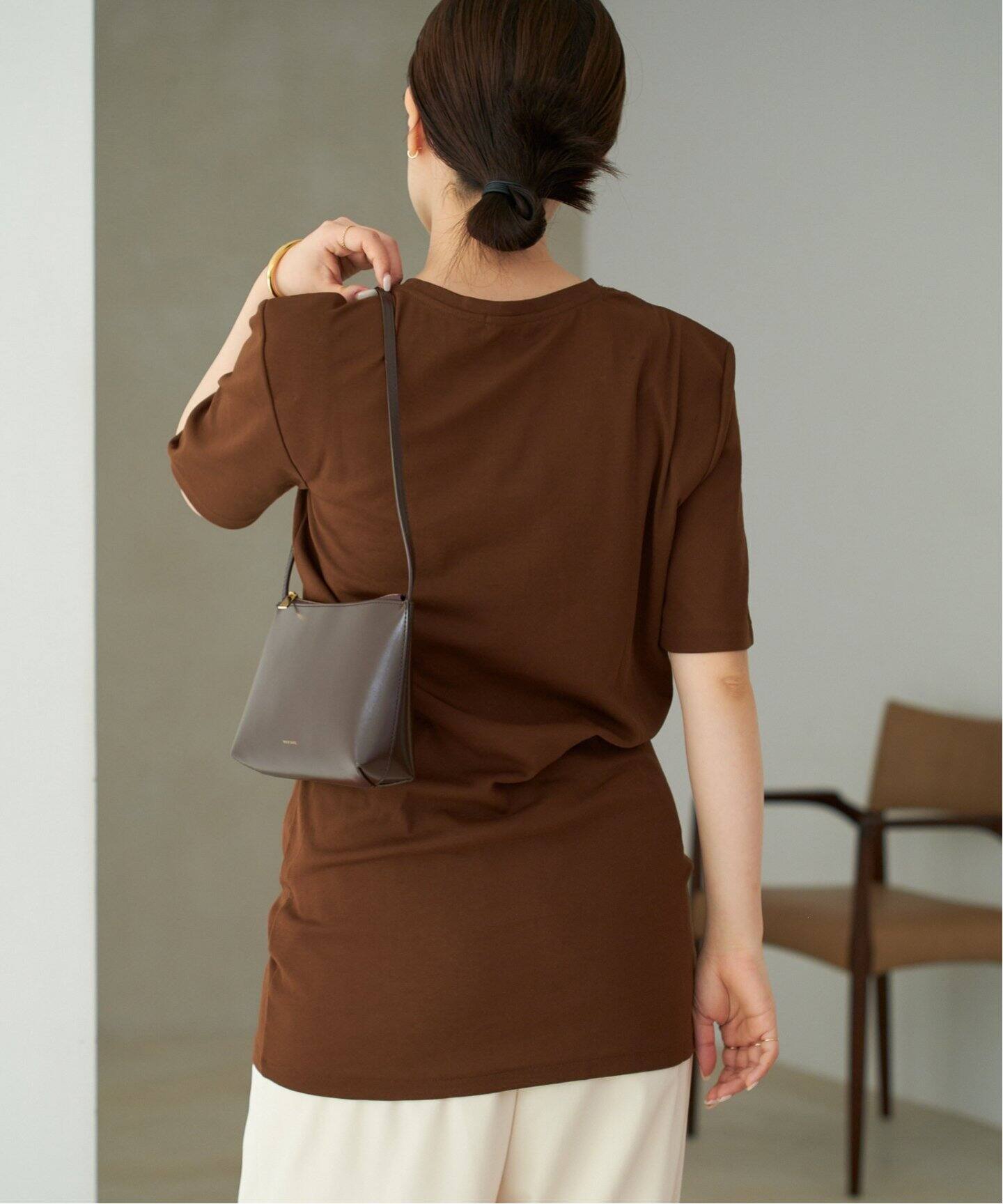 SQUARE SHOULDER H/S Tシャツ（Tシャツ／カットソー）｜Plage