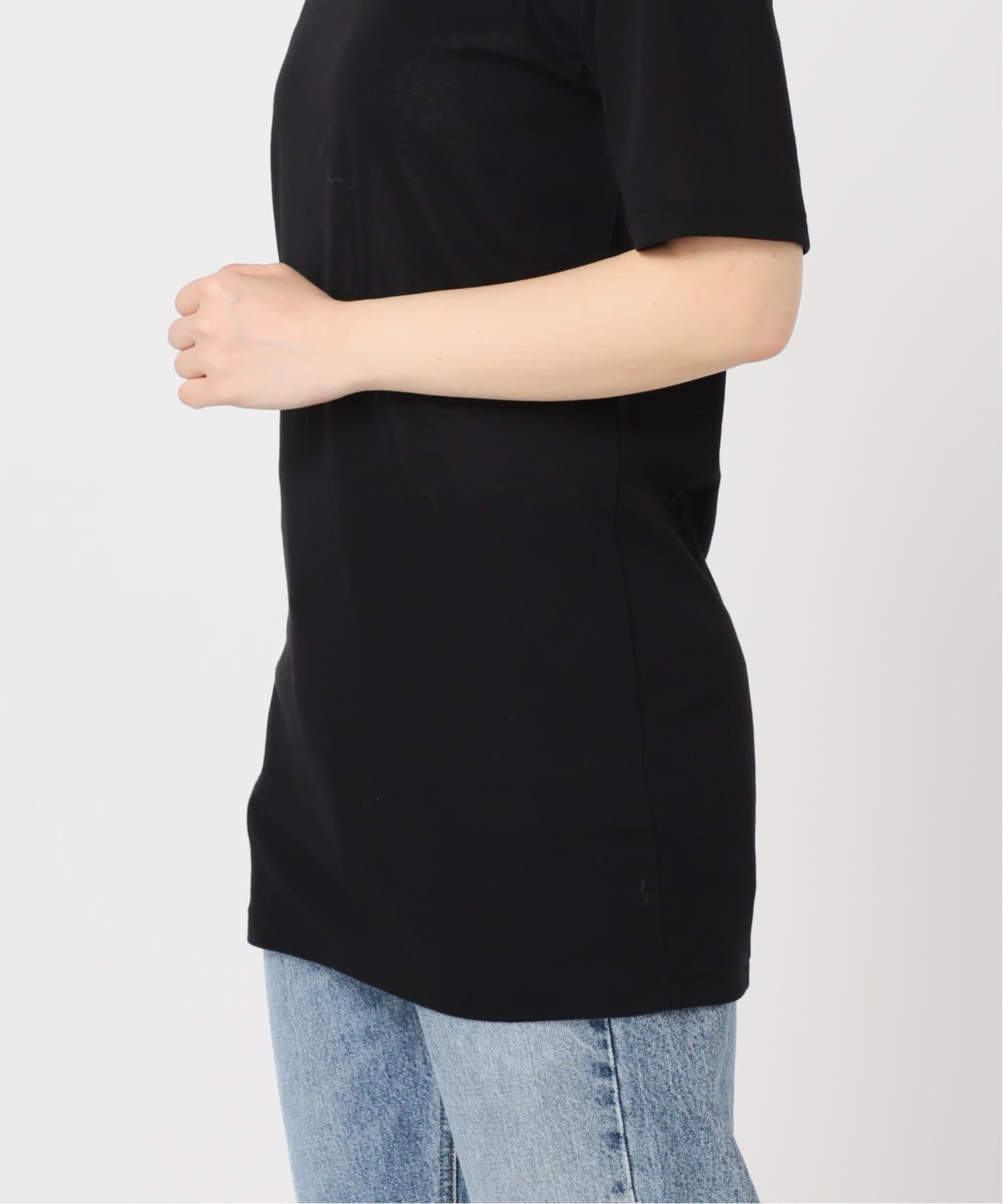 新品タグ付きPlage SQUARE SHOULDER H/S TEE ブラック plage tシャツ SQUARE SHOULDER H/S Tシャツ レディース