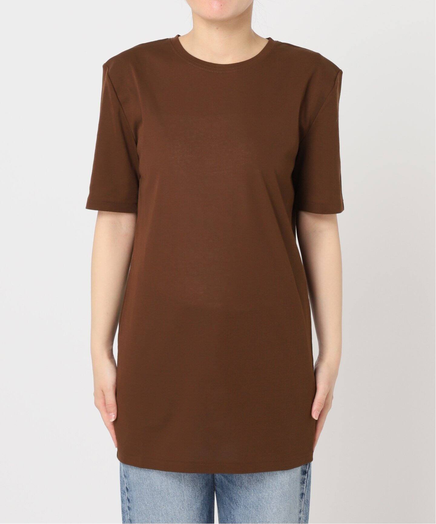 プラージュ SQUARE SHOULDER Tシャツ plage tシャツ SQUARE SHOULDER H/S Tシャツ レディース