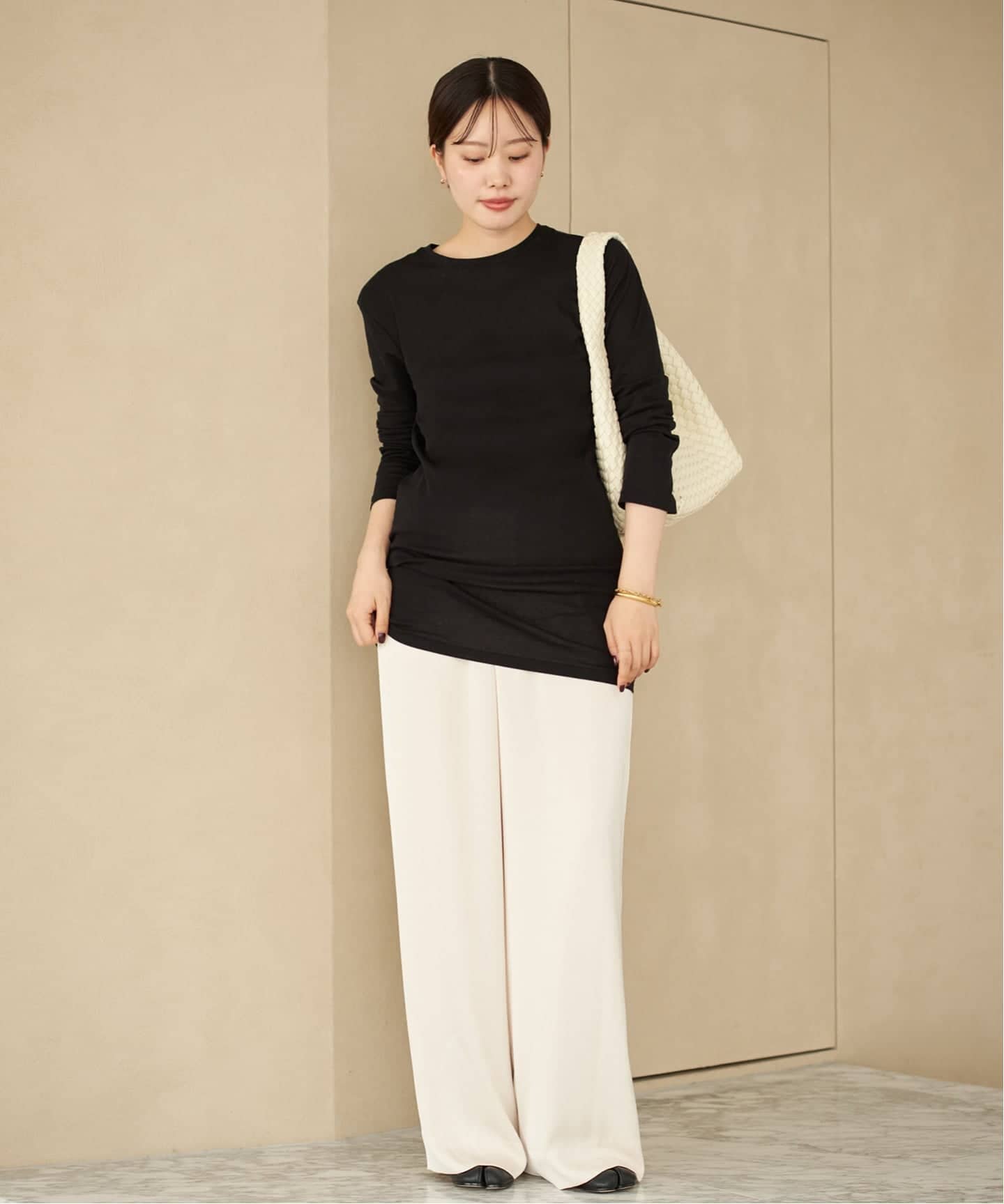 追加》SQUARE SHOULDER Tシャツ（Tシャツ／カットソー）｜Plage