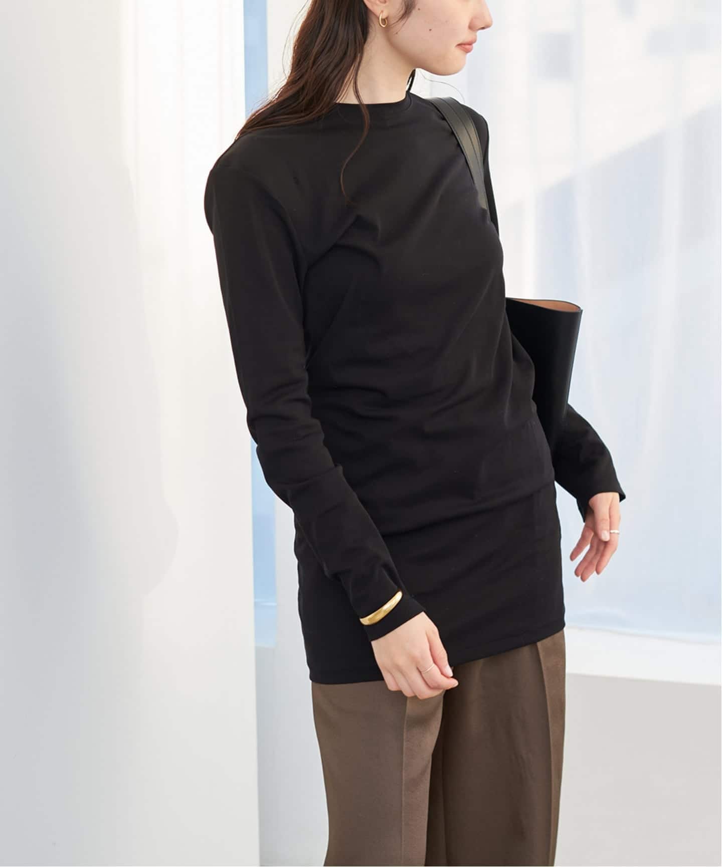 追加》SQUARE SHOULDER Tシャツ（Tシャツ／カットソー）｜Plage