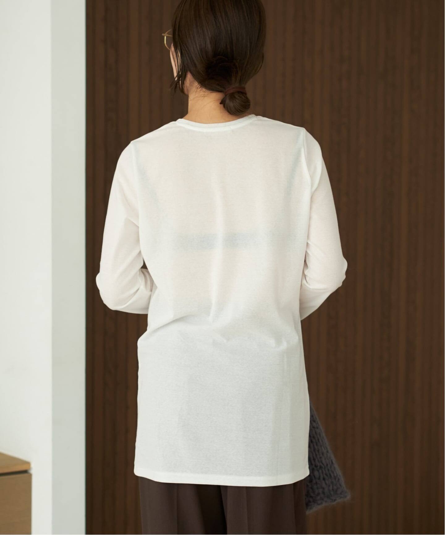 LIGHT SHEER LONG Tシャツ　Plage プラージュ　ロンT LIGHT SHEER LONG Tシャツ（Tシャツ／カットソー）｜Plage（プラージュ