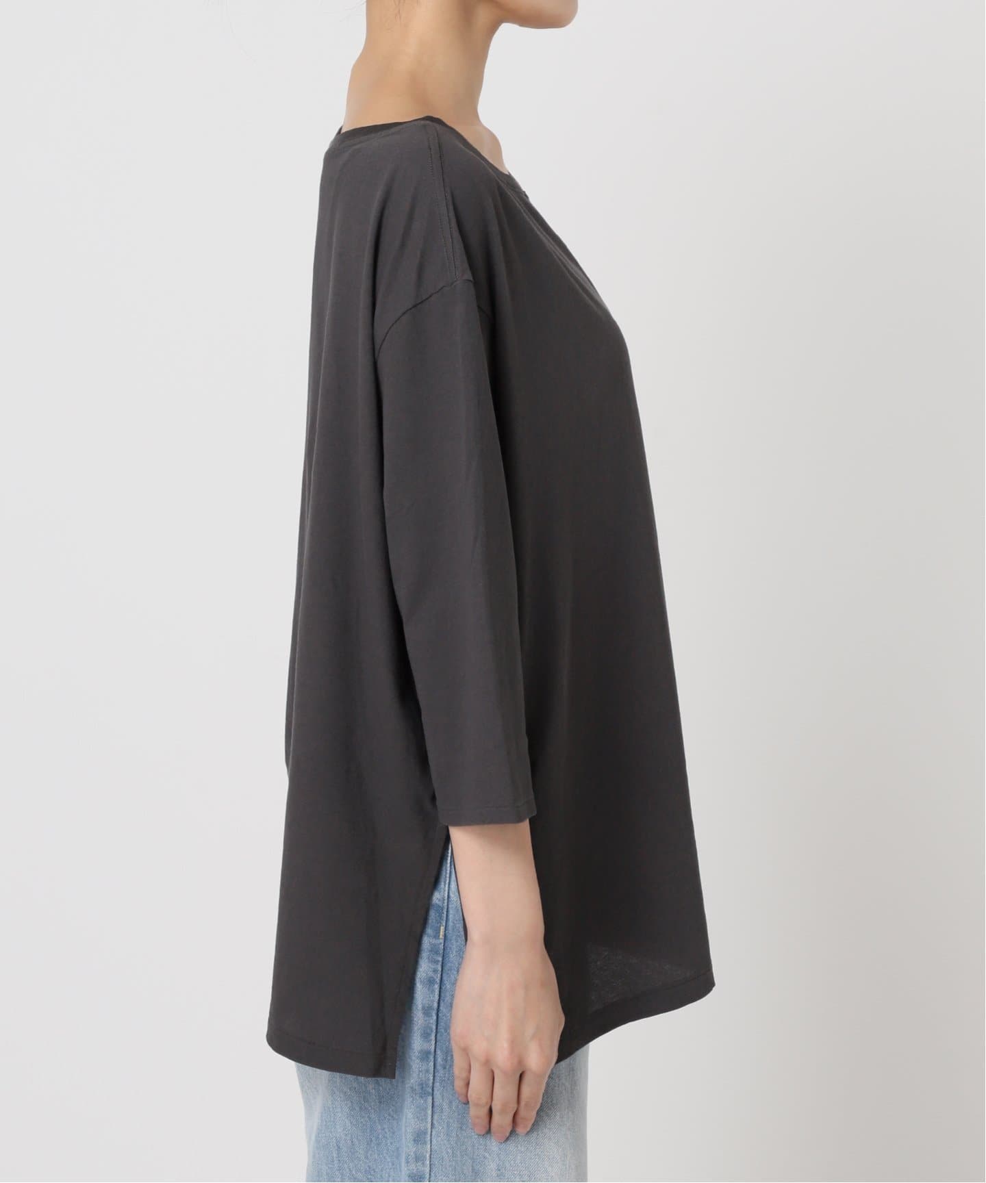 Plage / 25SS/Tシャツ/コットン/BLK/無地/25-070-922-1080-2-0 Everything In Time T（Tシャツ／カットソー）｜Plage（プラージュ）の