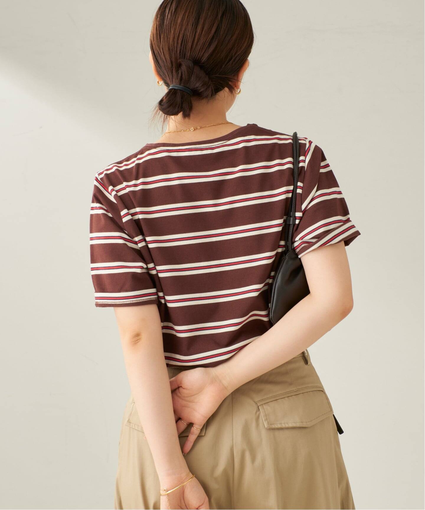 マルチボーダーTシャツ（Tシャツ／カットソー）｜Plage（プラージュ