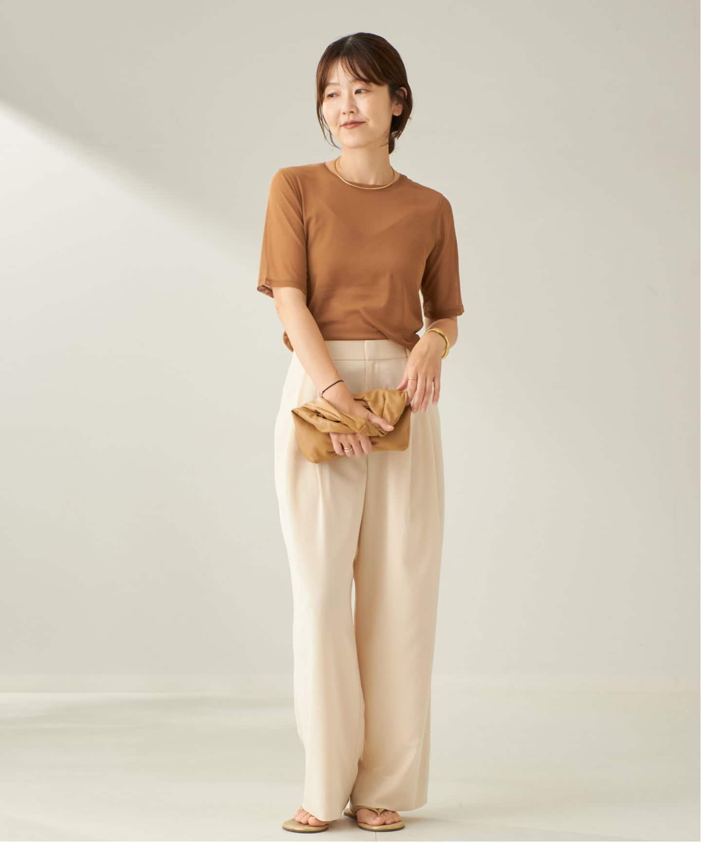 sheer mesh TEE（Tシャツ／カットソー）｜Plage（プラージュ）の
