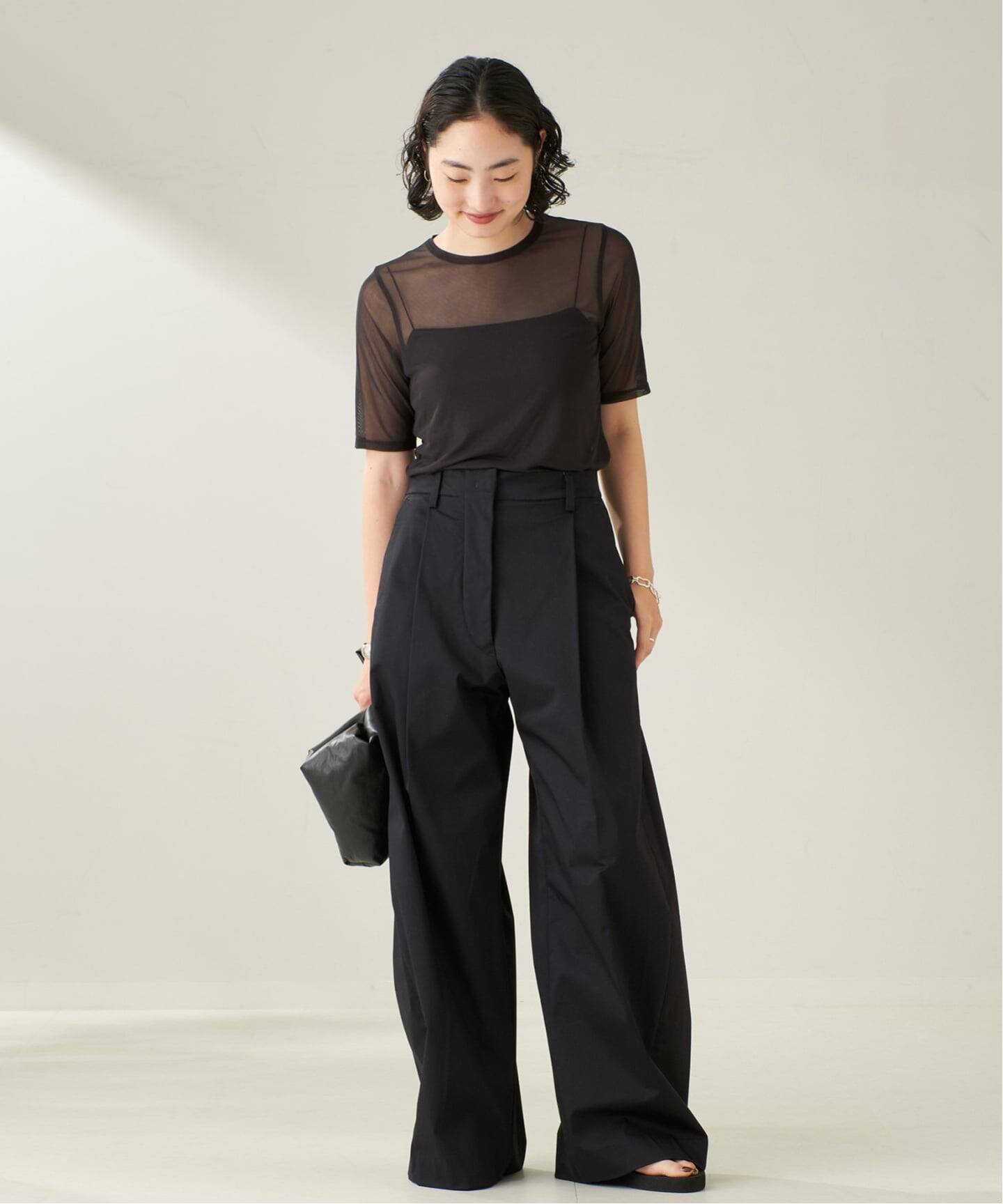 sheer mesh TEE（Tシャツ／カットソー）｜Plage（プラージュ）の