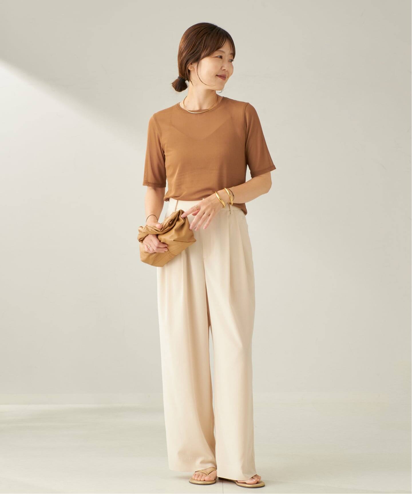 sheer mesh TEE（Tシャツ／カットソー）｜Plage（プラージュ）の