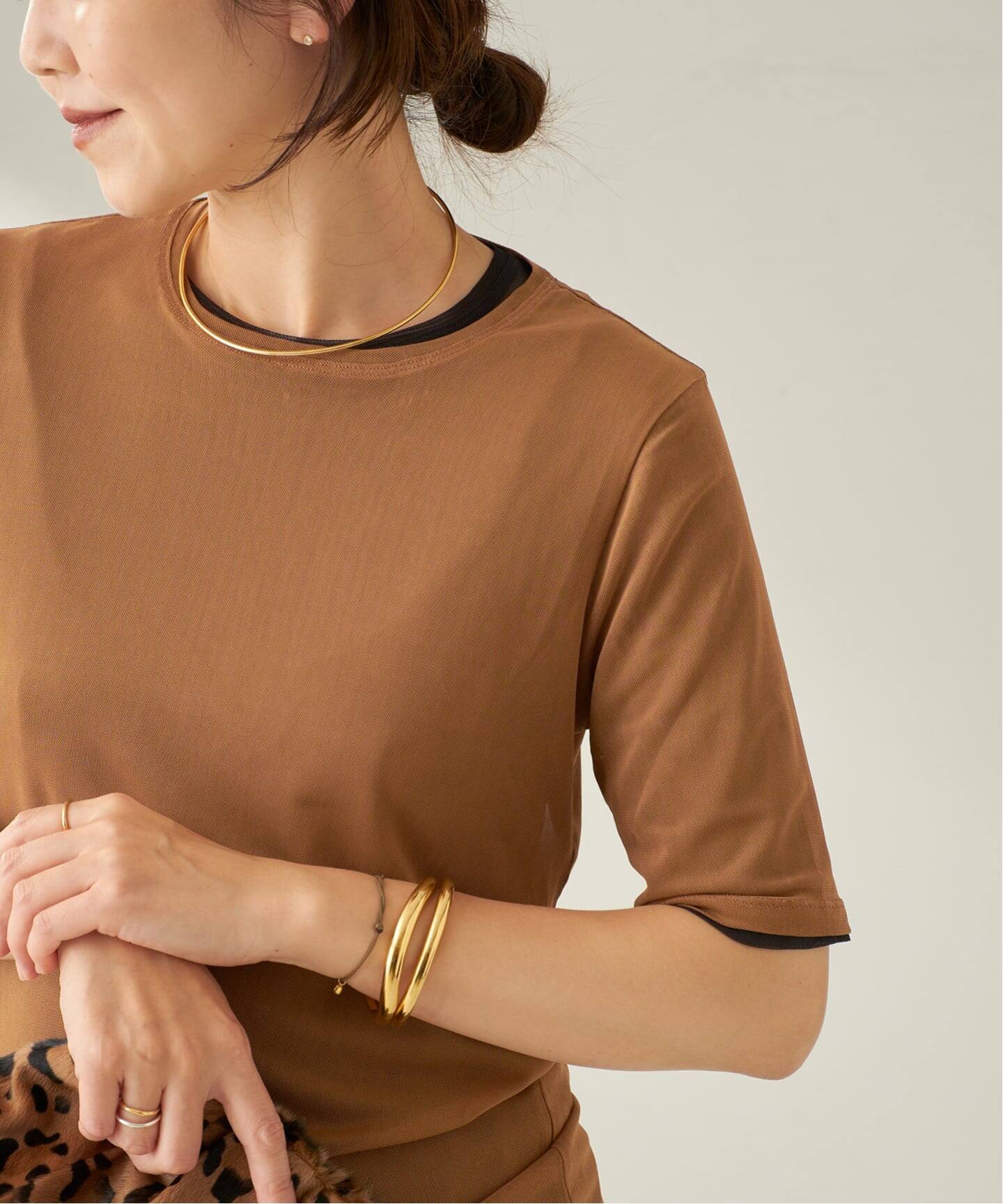 sheer mesh TEE（Tシャツ／カットソー）｜Plage（プラージュ）の