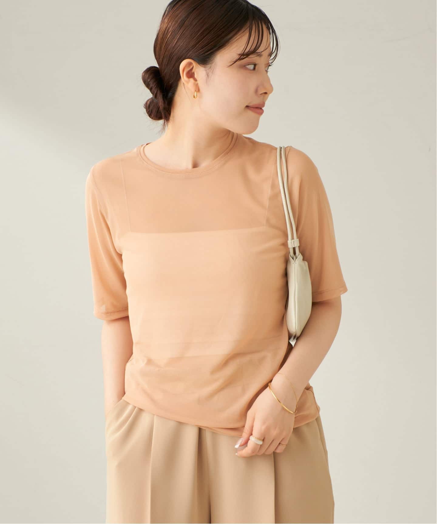 sheer mesh TEE（Tシャツ／カットソー）｜Plage（プラージュ）の