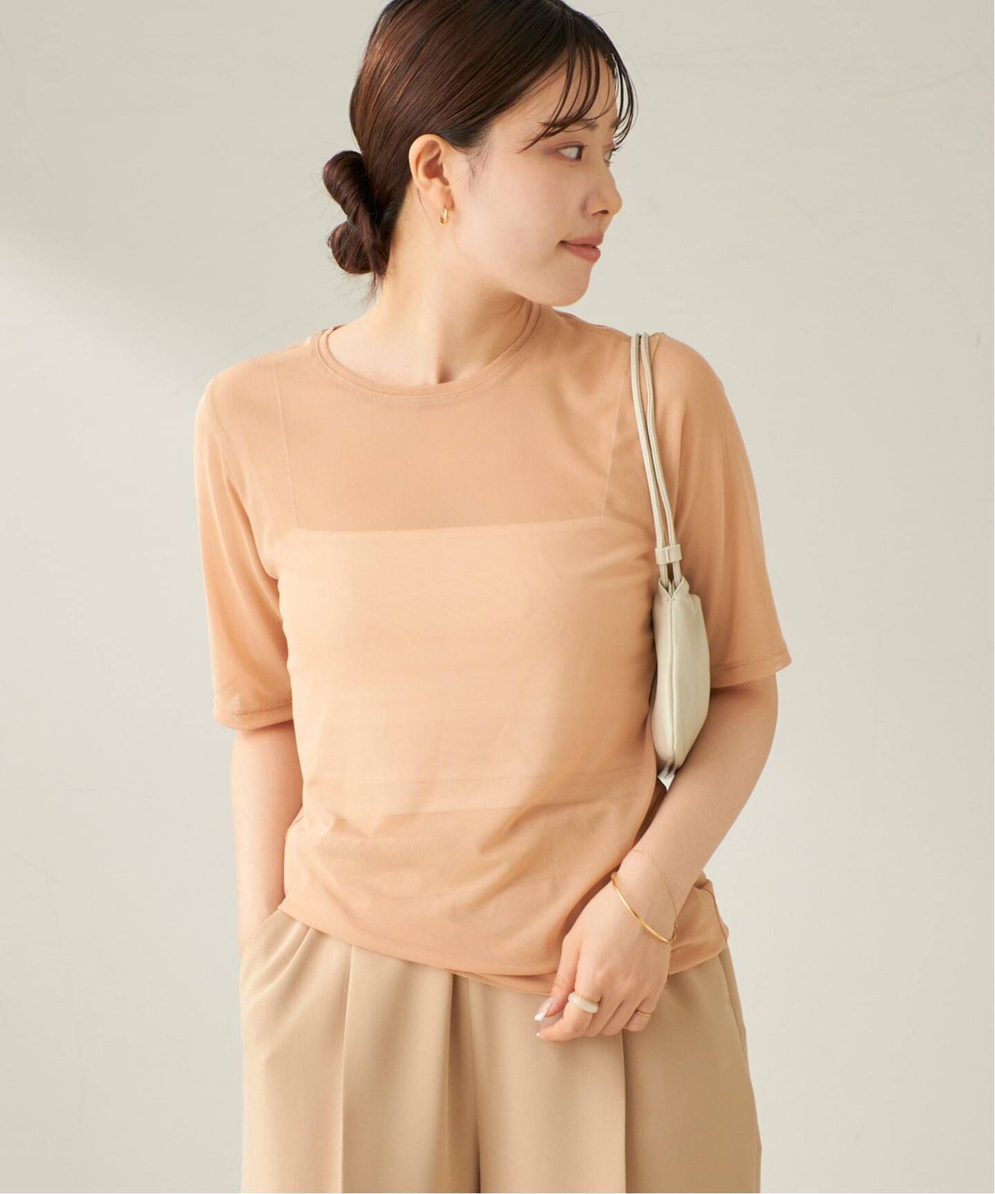 sheer mesh TEE（Tシャツ／カットソー）｜Plage（プラージュ）の通販