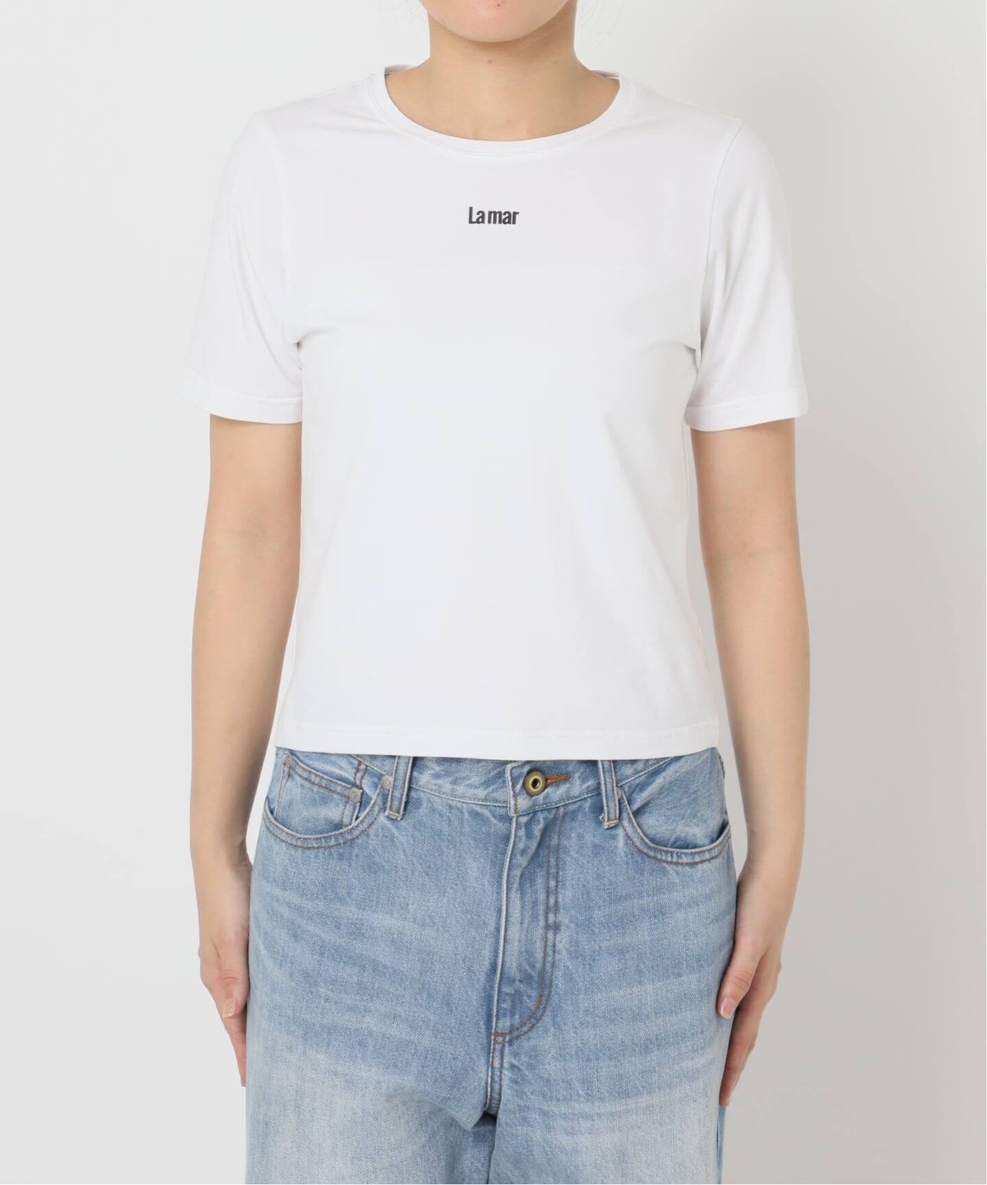 【美品】〈Plage〉カットソー セール】《追加》LINEN COTTON Tシャツ（Tシャツ/カットソー