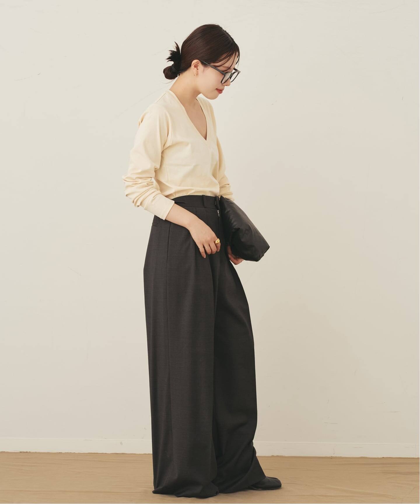 Vneck ロンT（Tシャツ／カットソー）｜Plage（プラージュ）の通販