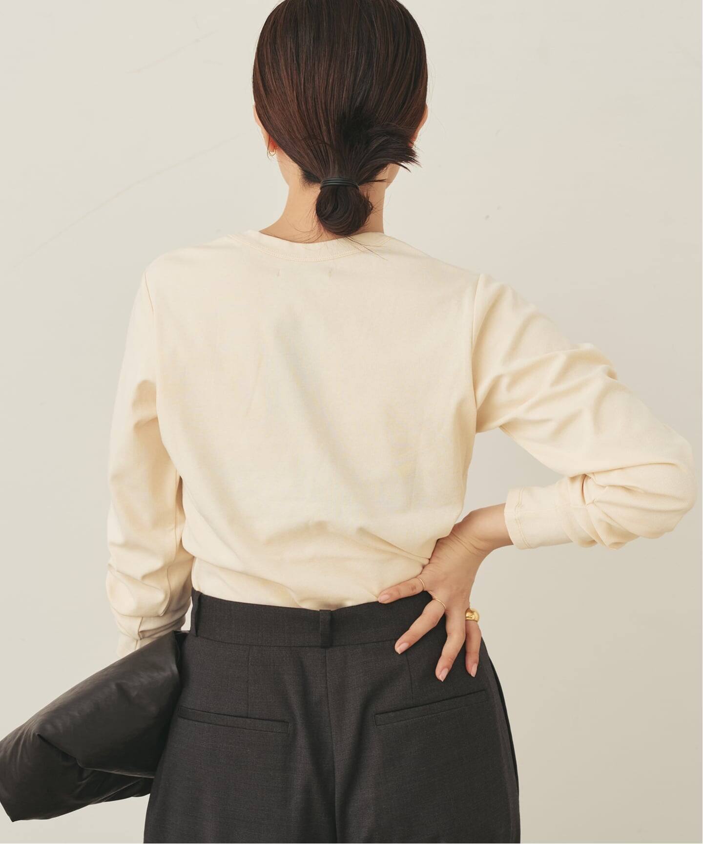 【Plage】Vneck ロンT プラージュ Plage Vneck ロンT （ナチュラル） - ファッション