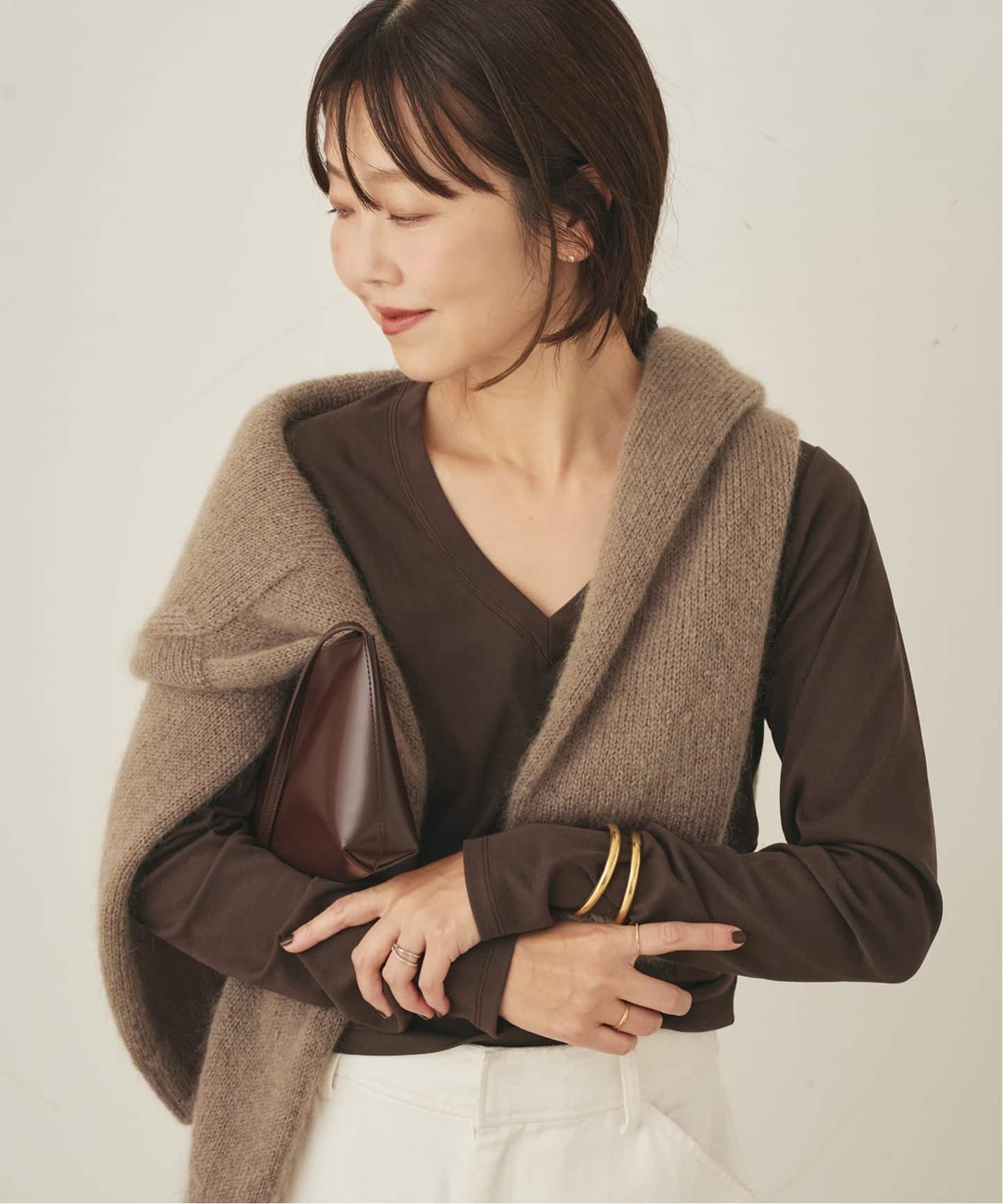 【Plage】Vneck ロンT プラージュ Plage Vneck ロンT （ブラック） - ファッション通販