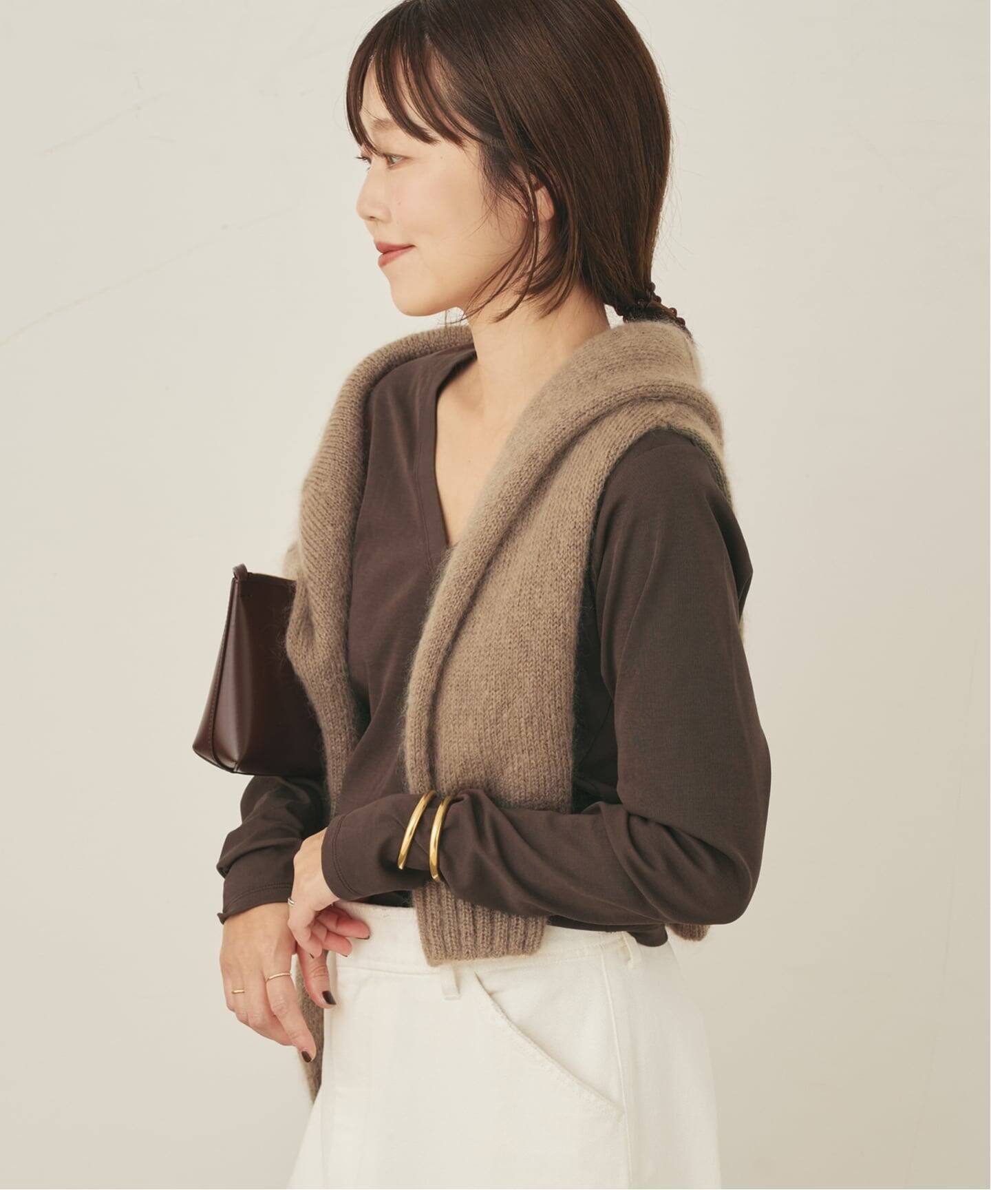 Vneck ロンT（Tシャツ／カットソー）｜Plage（プラージュ）の通販