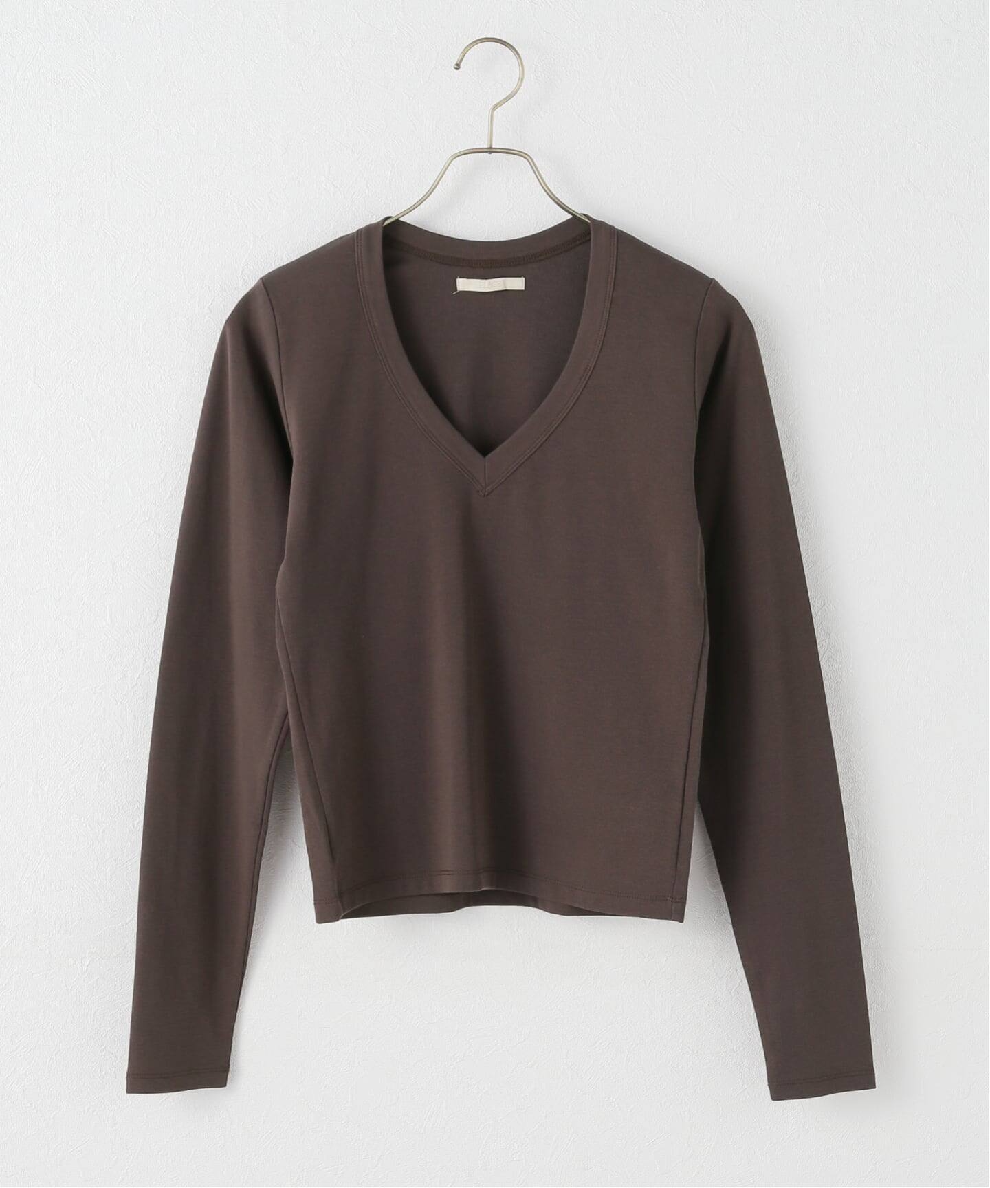 【Plage】Vneck ロンT Vneck ロンT（Tシャツ／カットソー）｜Plage（プラージュ）の通販